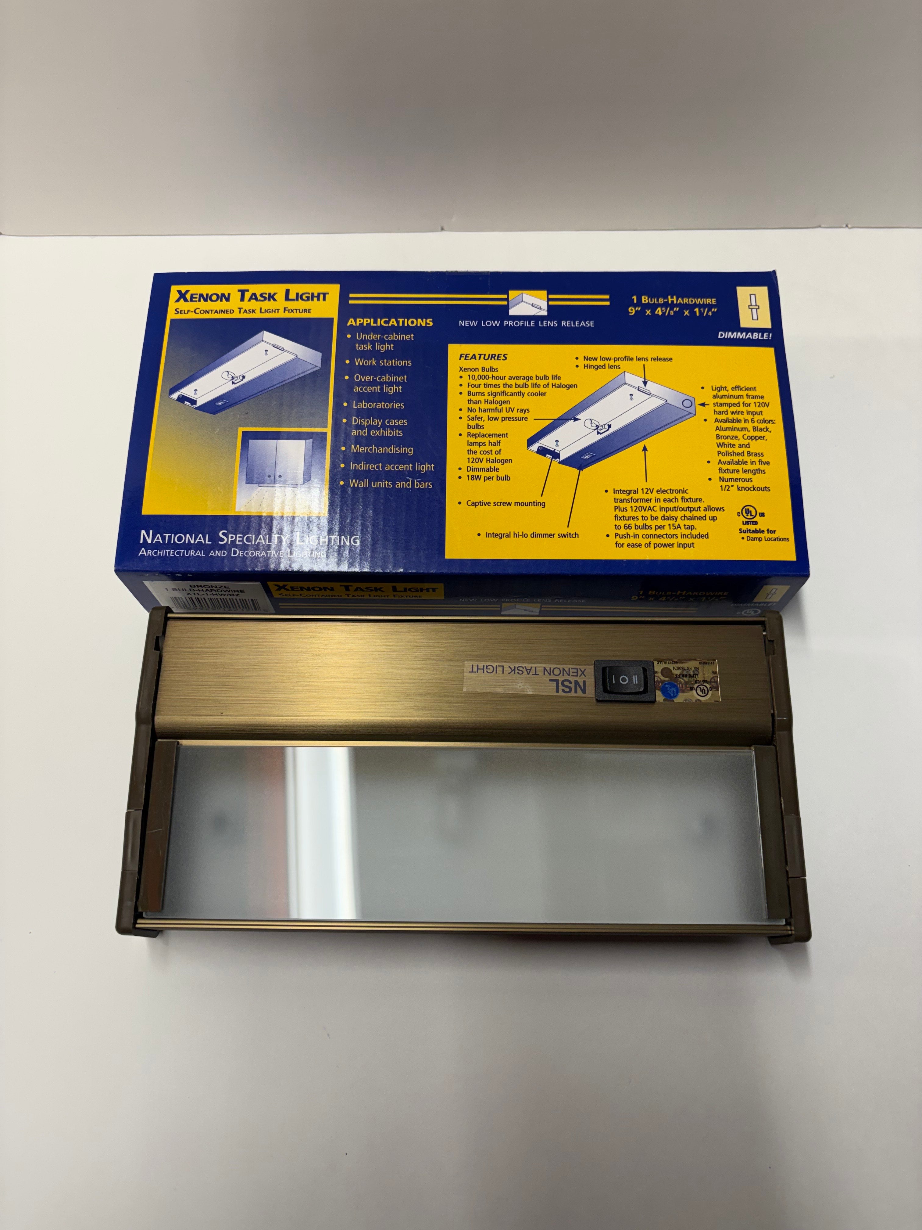 Xenon Bronze 9" Task Light - XTL-1-HW/BZ