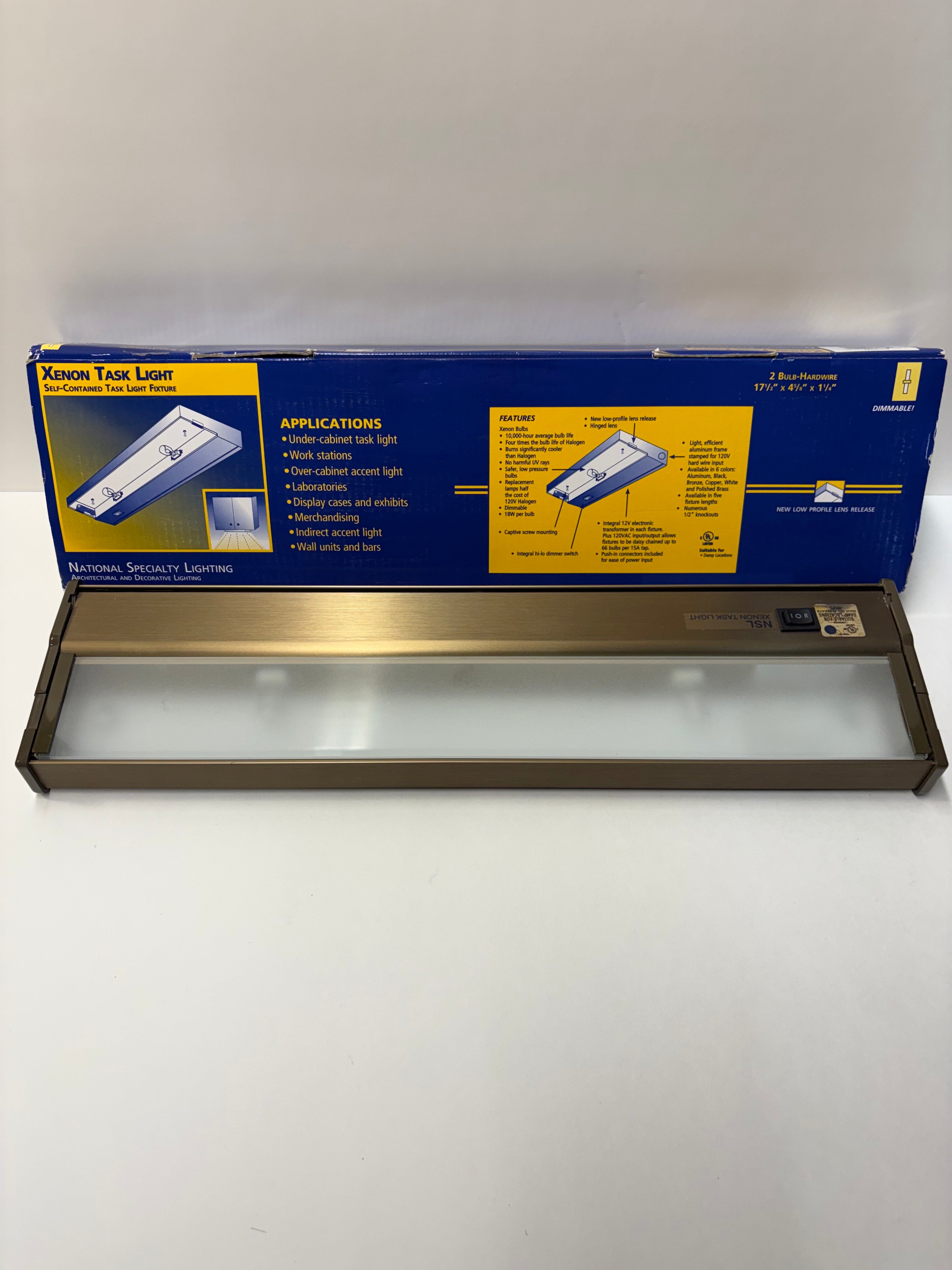 Xenon Bronze 17.5" Task Light - XLT-2-HW/BZ