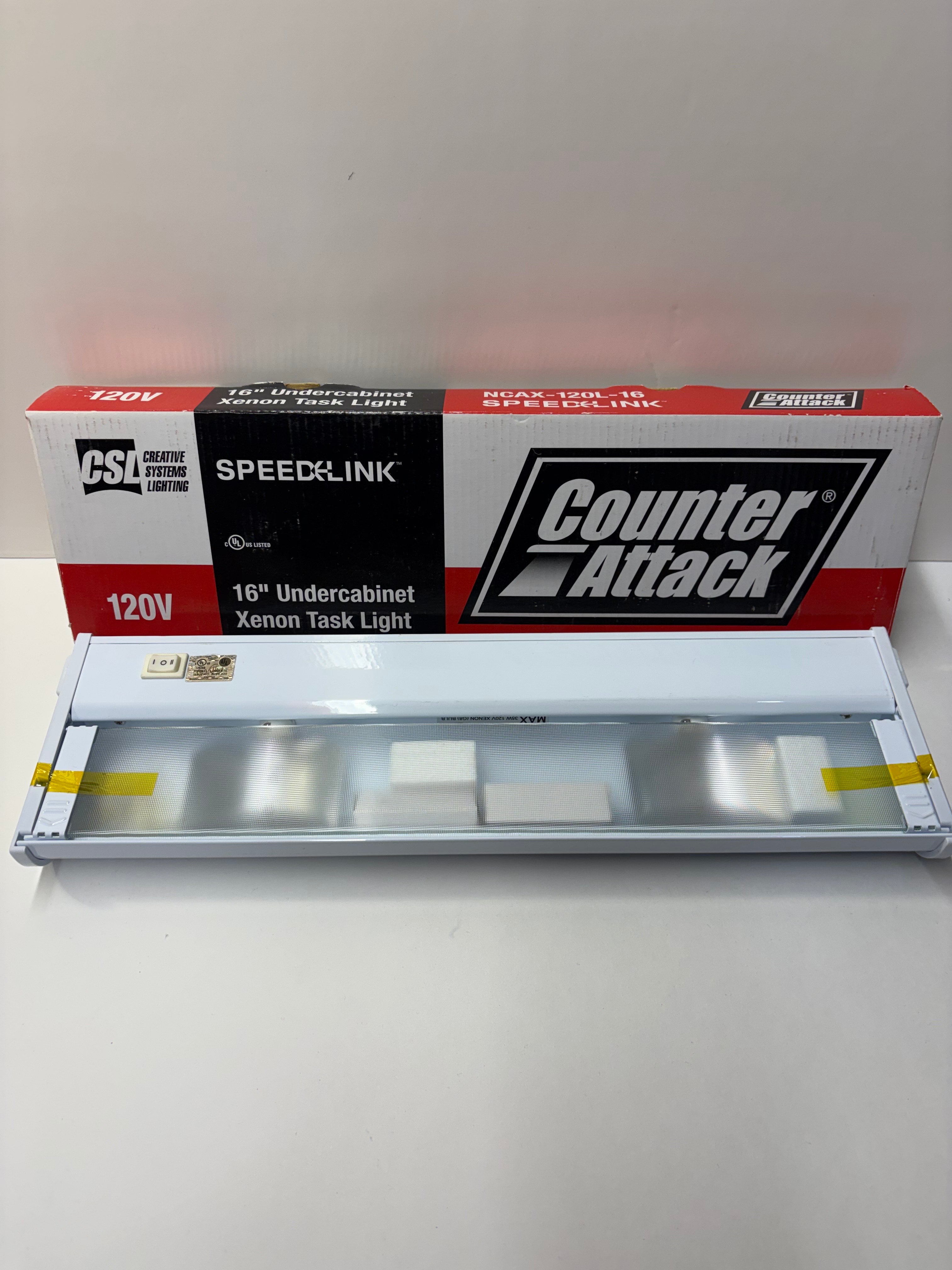 CSL Counter Attack White 16" Undercabinet Light - NCAX-120L-16WT