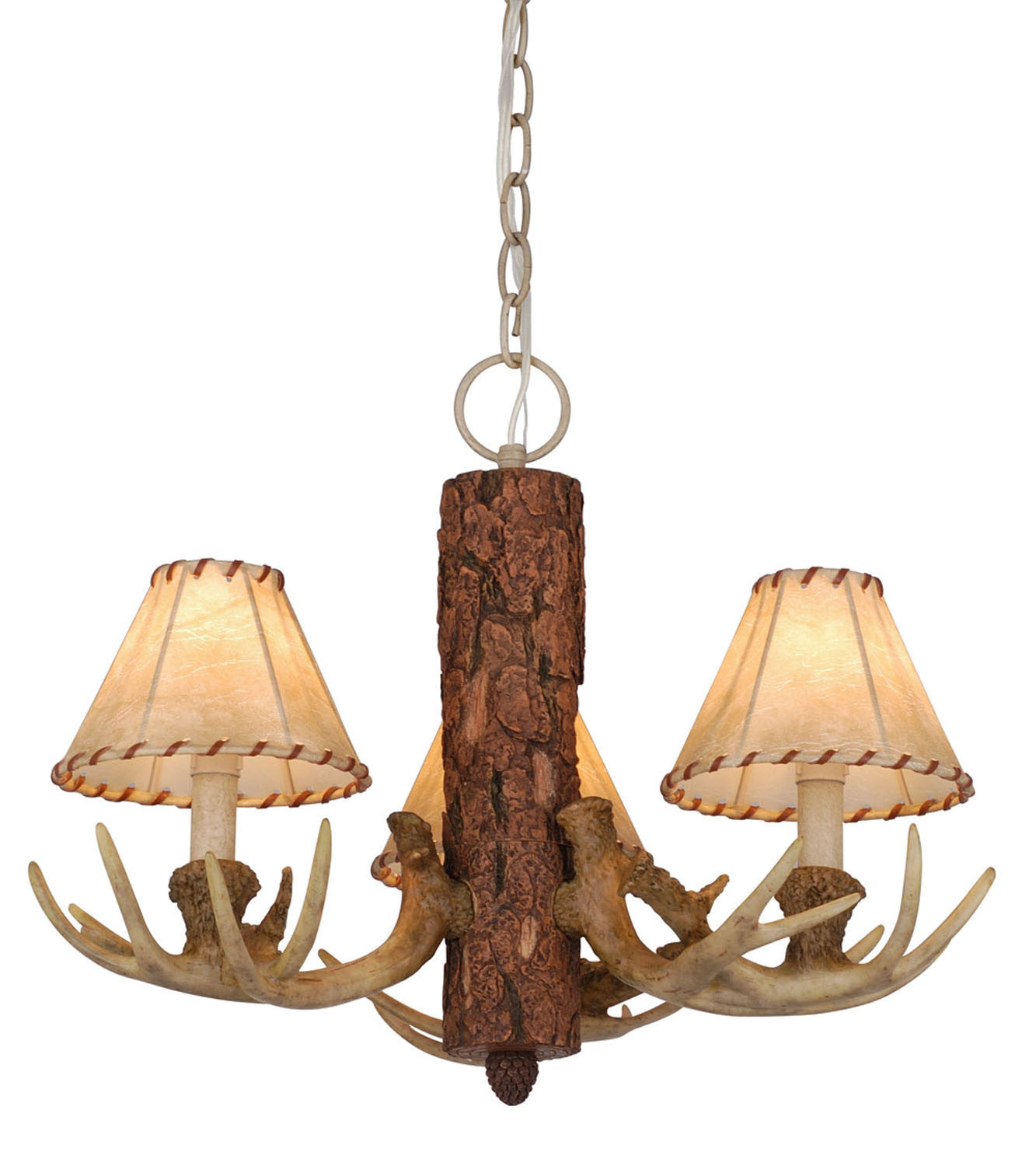 Vaxcel - CH33003NS - Three Light Mini Chandelier - Lodge - Noachian Stone