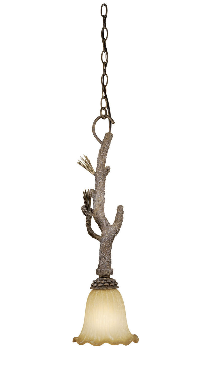 Vaxcel - AS-PDD070PT - One Light Mini Pendant - Aspen - Pine Tree