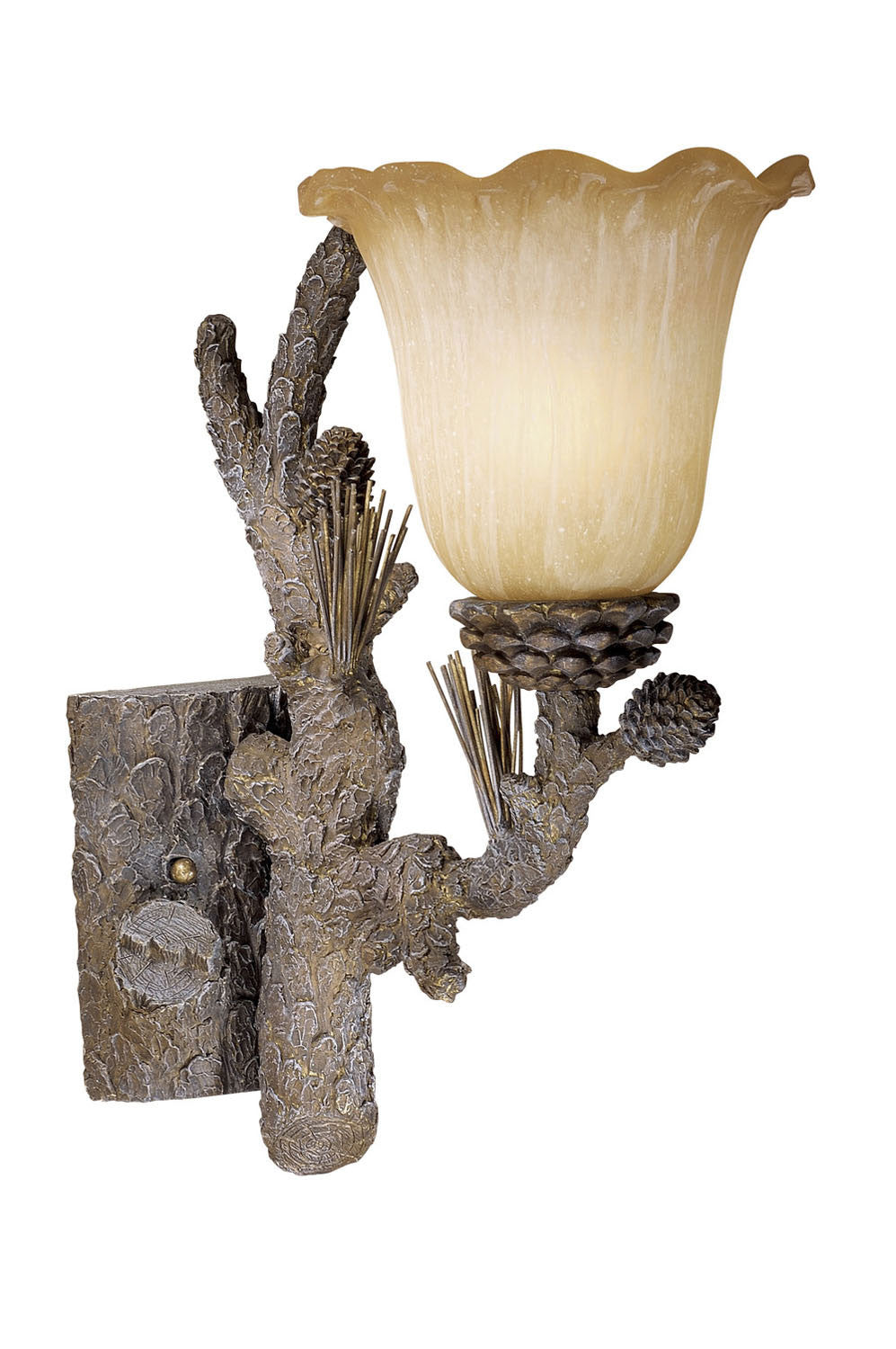 Vaxcel - AS-VLU001PT - One Light Wall Light - Aspen - Pine Tree