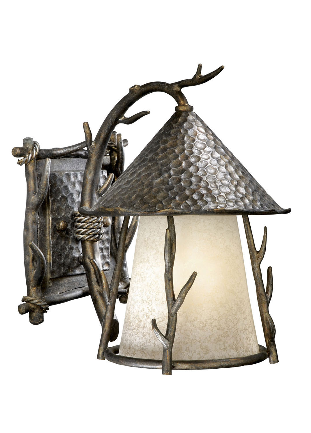 Vaxcel - WD-OWD090AA - One Light Outdoor Wall Light - Woodland - Autumn Patina