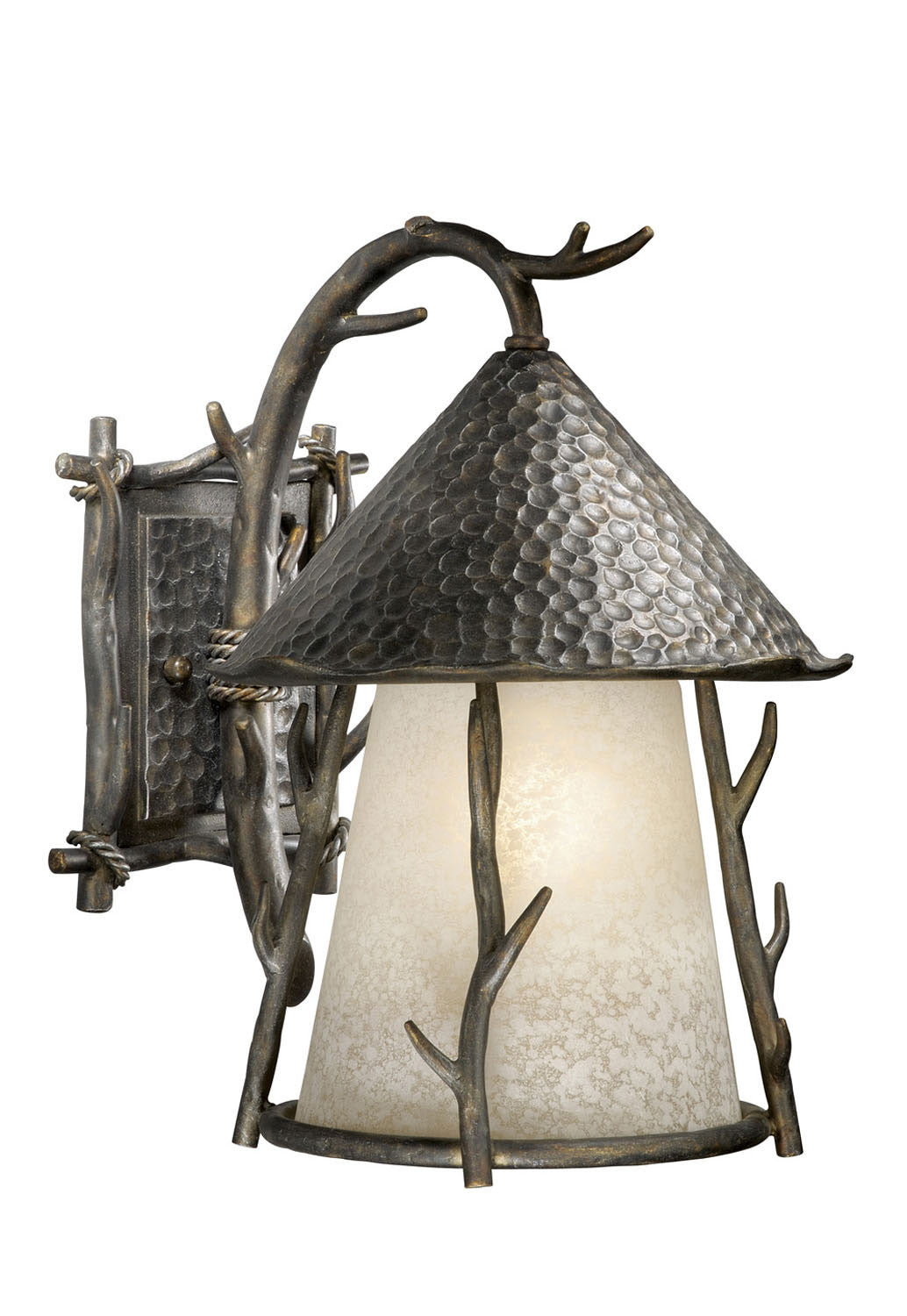Vaxcel - WD-OWD110AA - Three Light Outdoor Wall Light - Woodland - Autumn Patina