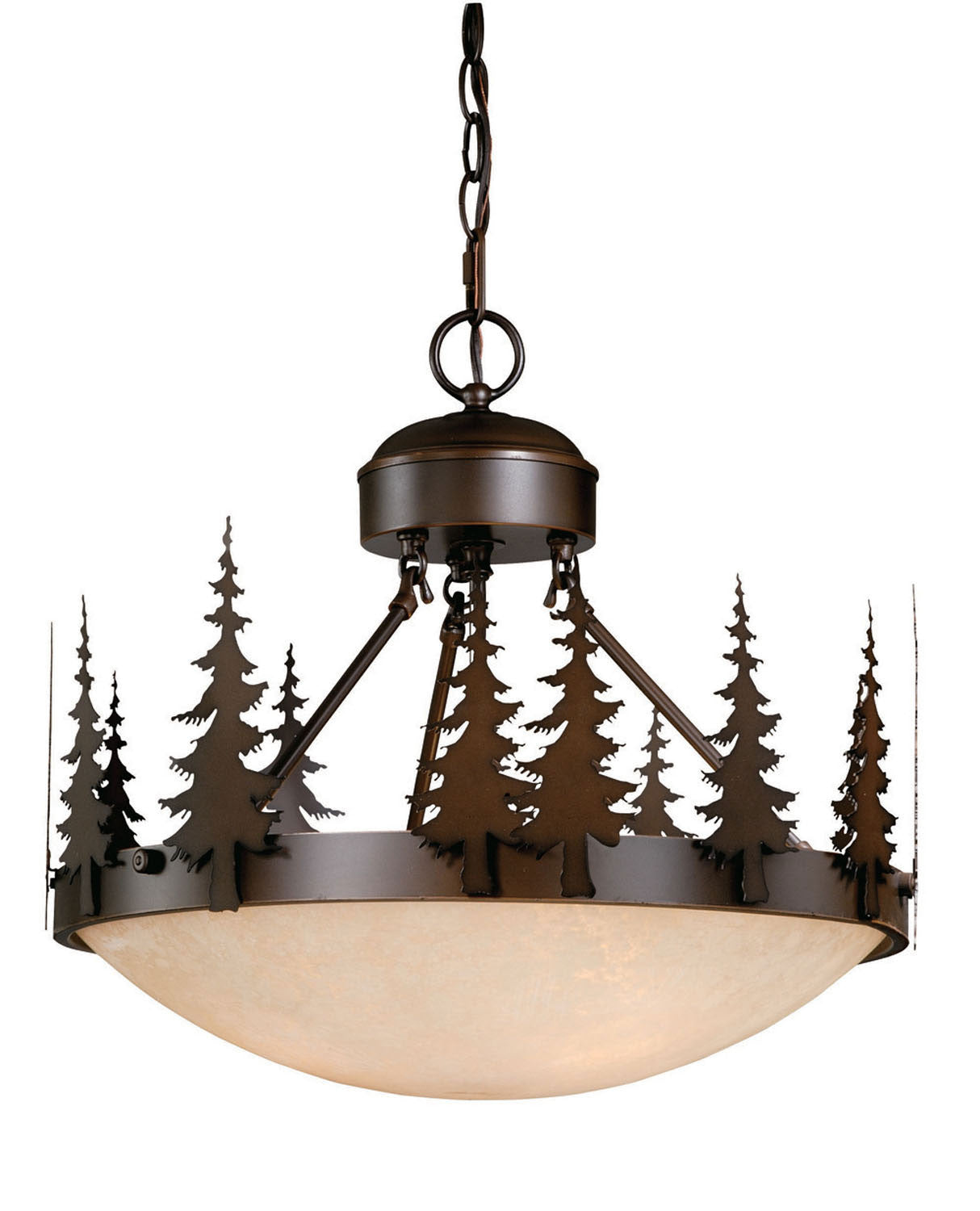 Vaxcel - CF55518BBZ - Three Light Semi-Flushmount - Yosemite - Burnished Bronze