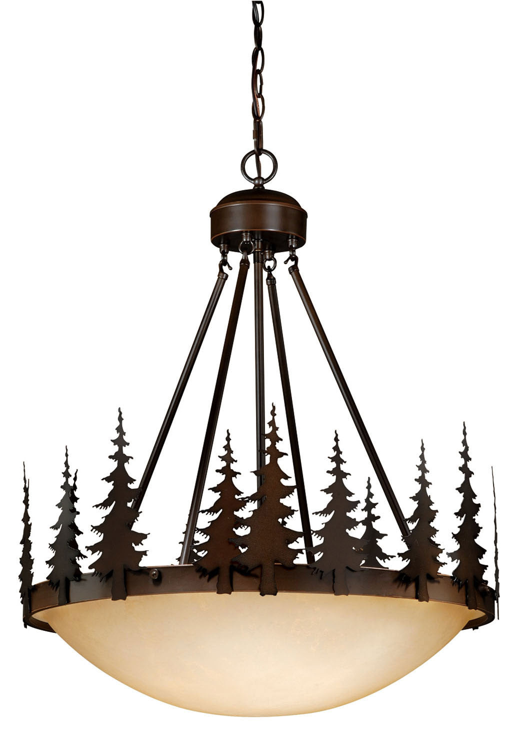 Vaxcel - PD55524BBZ - Four Light Pendant - Yosemite - Burnished Bronze