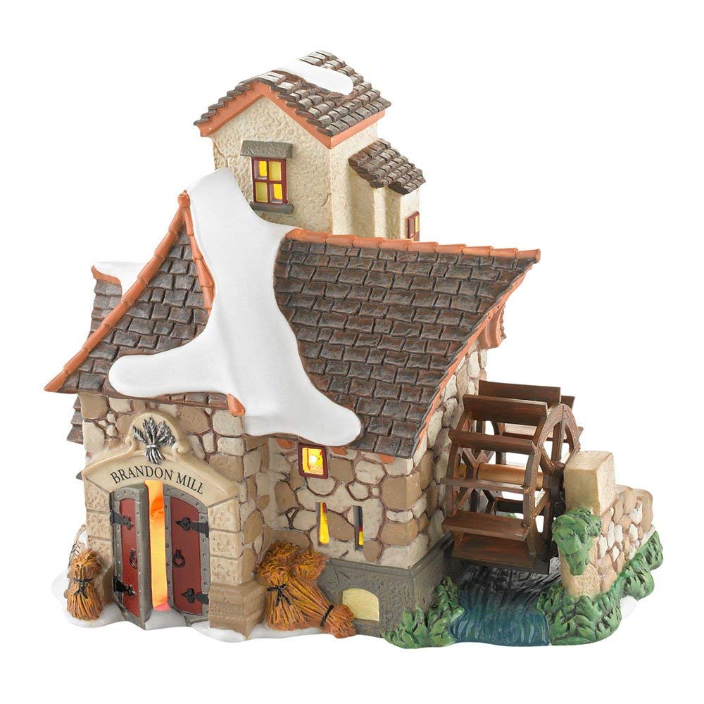 Department 56 Dickens Village Brandon Mill Lit House