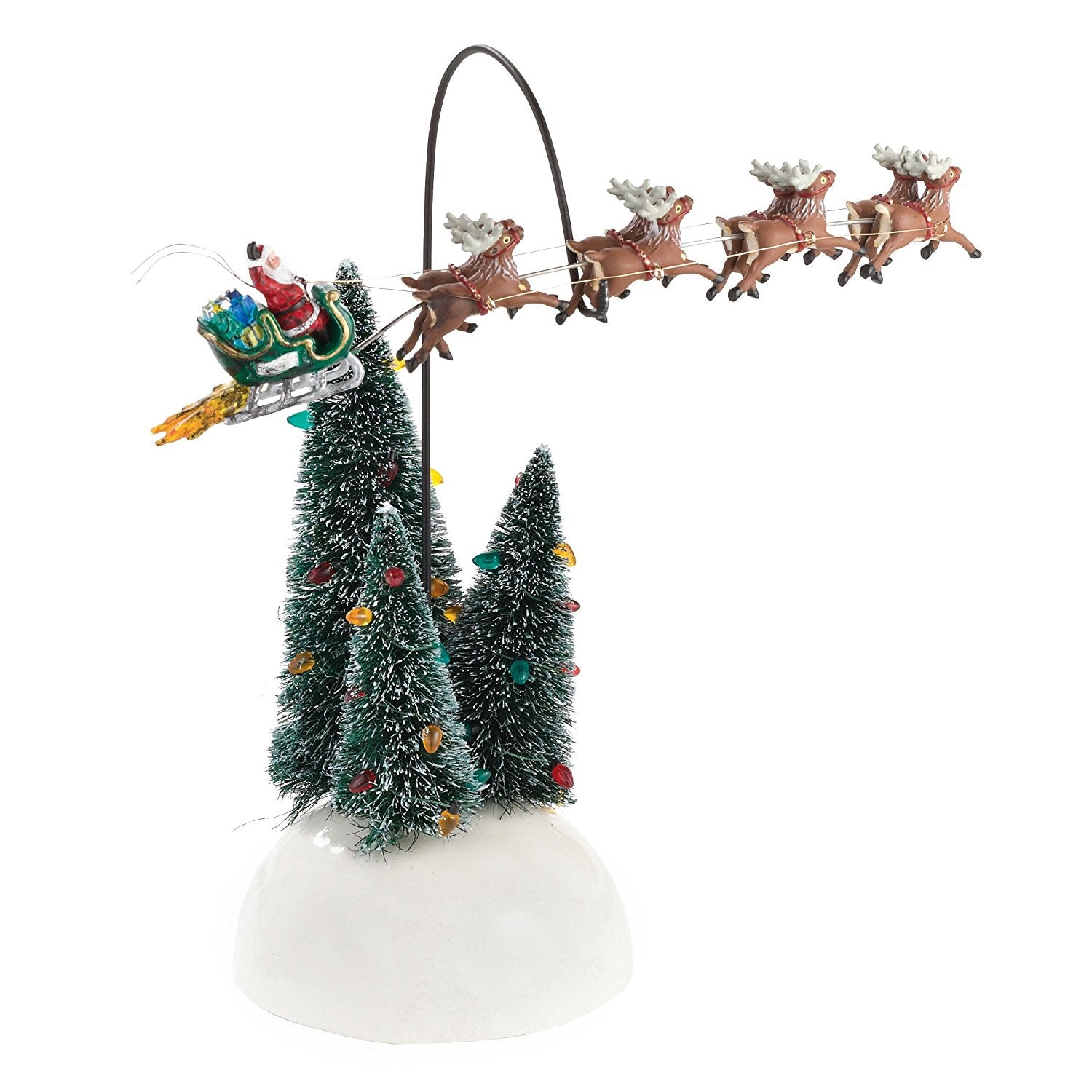 Department 56 National Lampoons Christmas Vacation Village Animated Flaming Sleigh Accessory Figurine