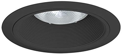 Juno Lighting 24B-BL 6-Inch Tapered Downlight Baffle, Black with Black Trim