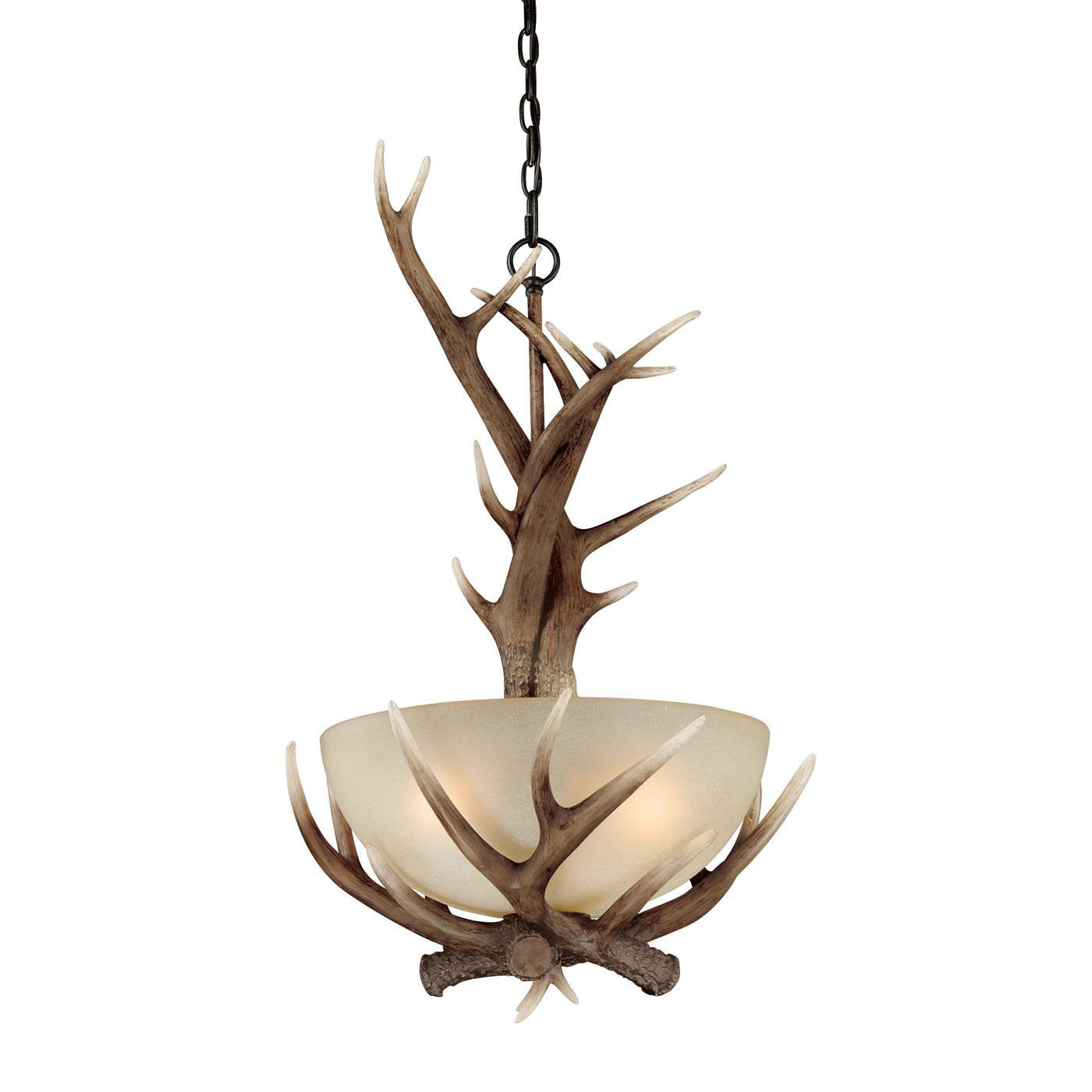 Vaxcel - P0024 - Three Light Pendant - Yoho - Black Walnut