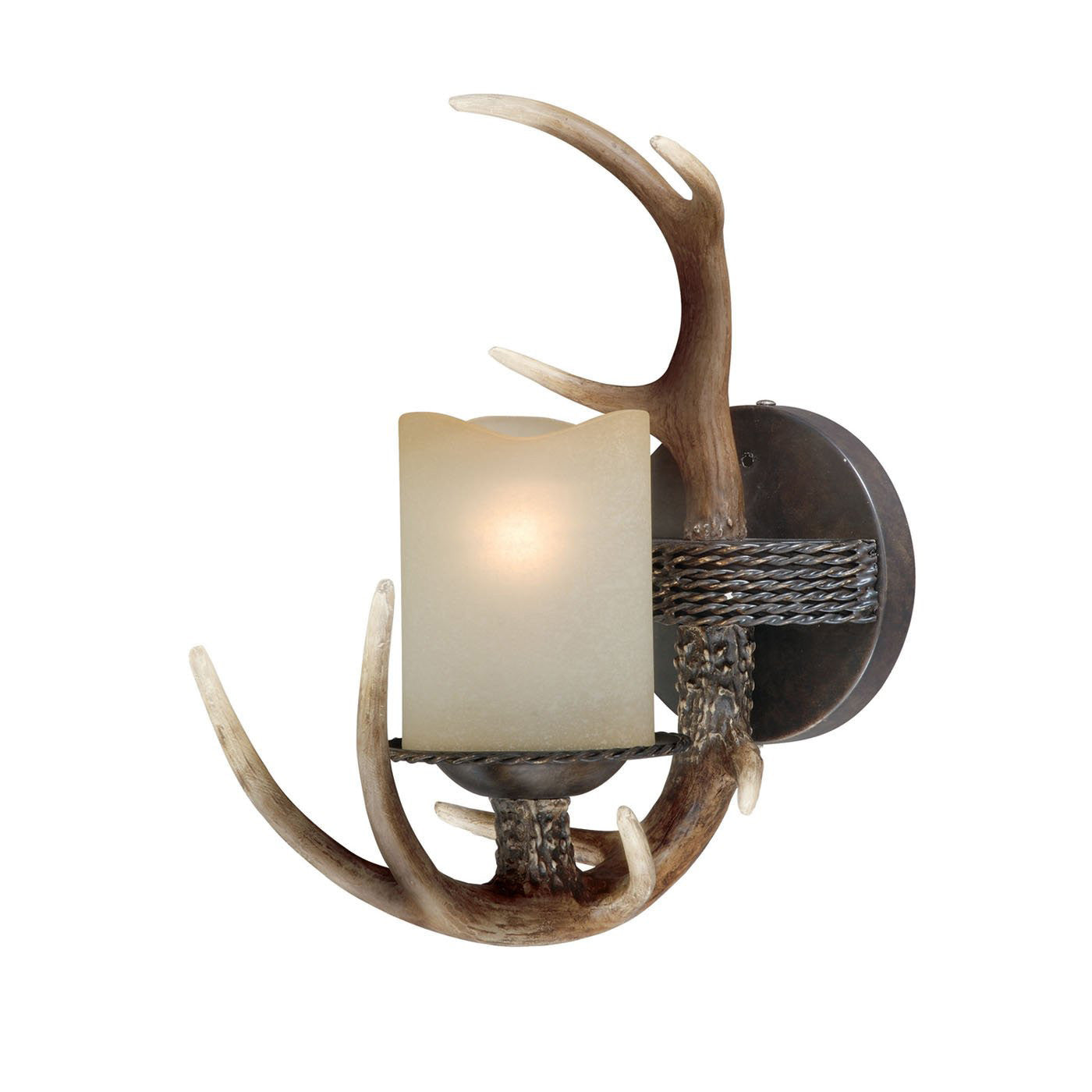 Vaxcel - W0032 - One Light Wall Light - Yoho - Black Walnut