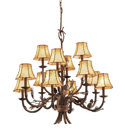 Kalco Ponderosa 12 Light Chandelier Model: 5032PD