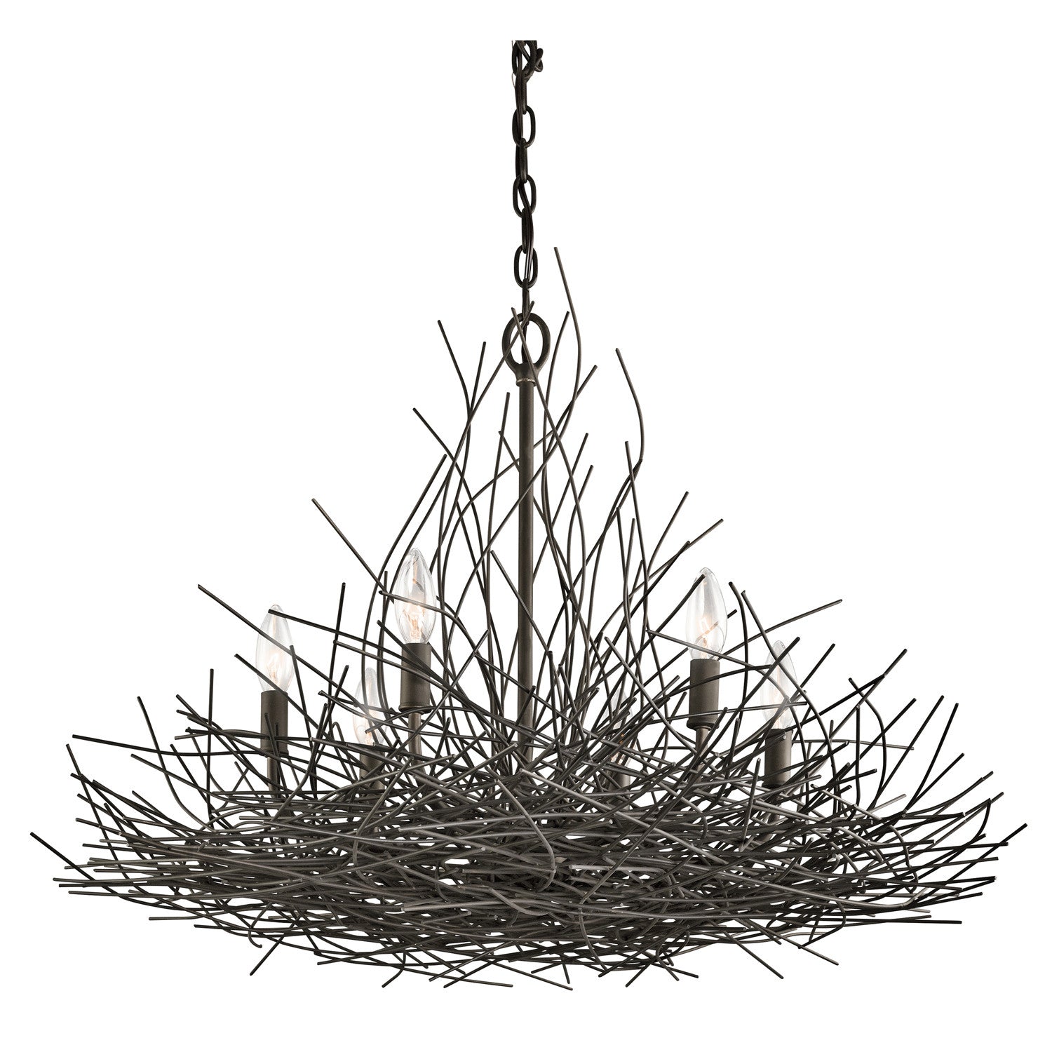 Kichler - 42888OZ - Six Light Chandelier - Organique - Olde Bronze