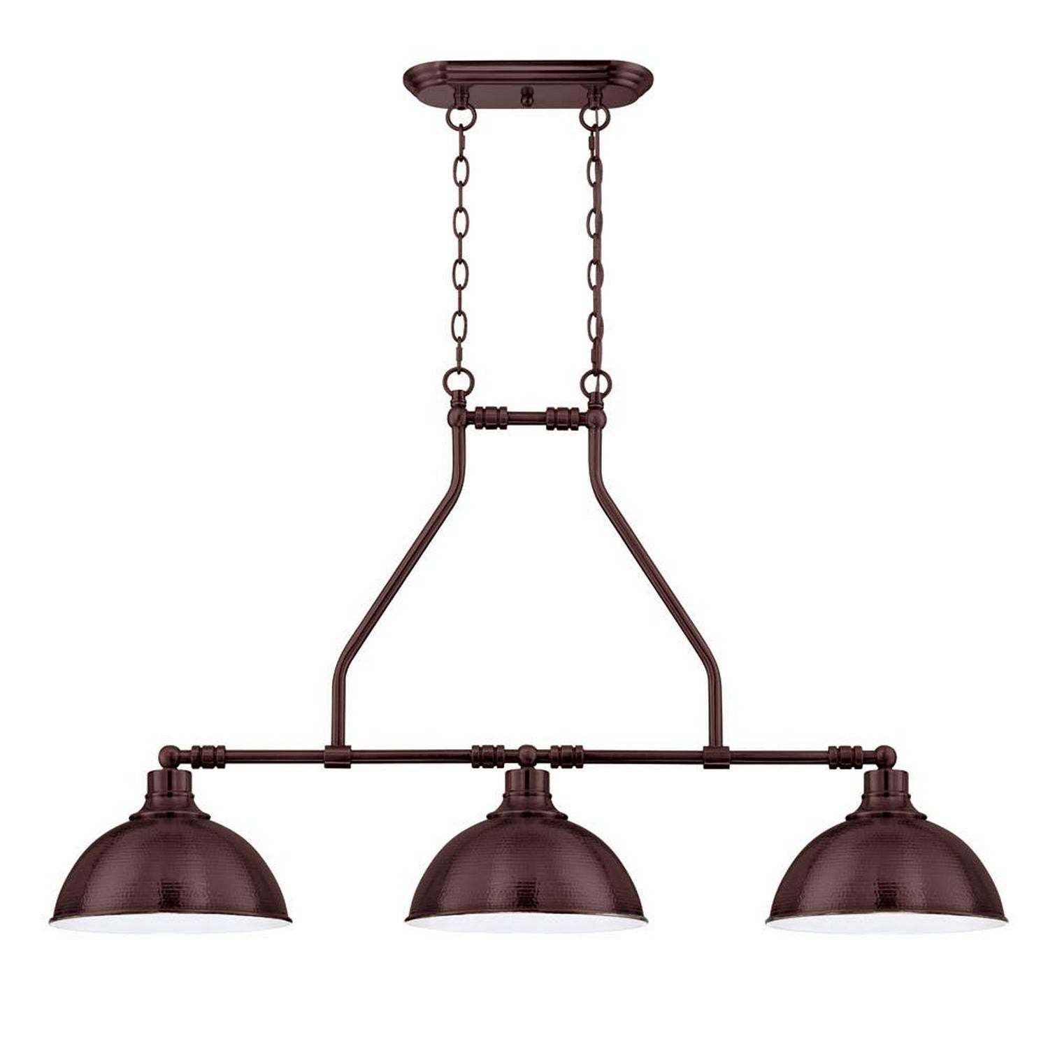 Craftmade - 35973-ABZ - 3 Light Island Chandelier - Timarron - Aged Bronze