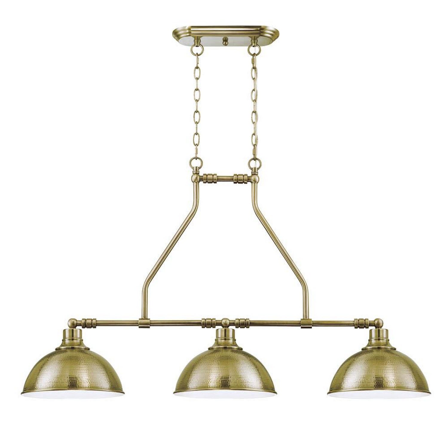 Craftmade - 35973-LB - 3 Light Island Chandelier - Timarron - Legacy Brass