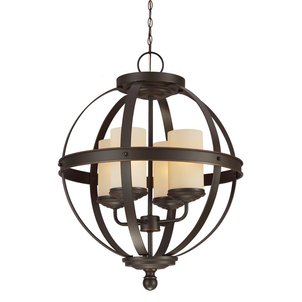 Seagull - 3190404-715 - Four Light Chandelier - Sfera - Autumn Bronze