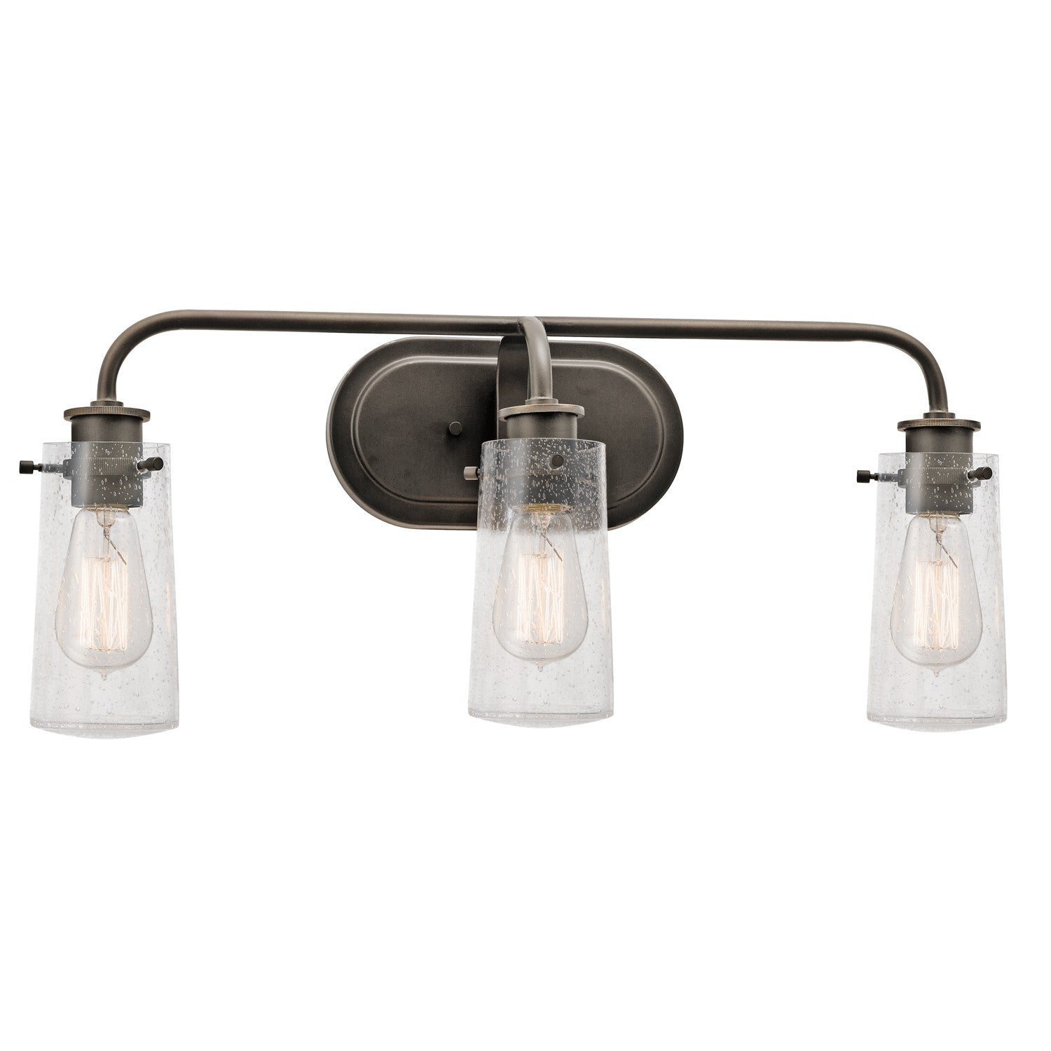 Kichler - 45459OZ - Three Light Wall Mount Bath - Braelyn - Olde Bronze