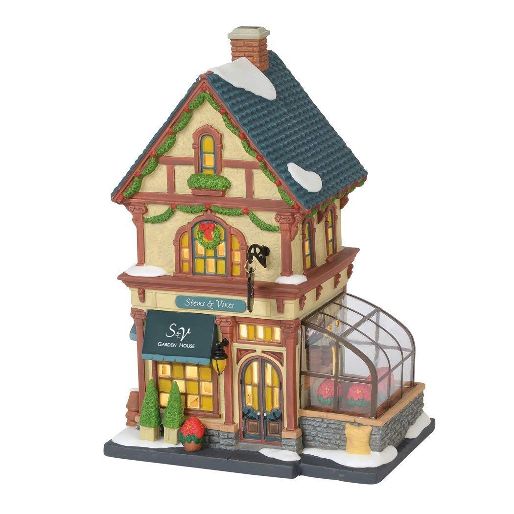 Department 56 Christmas in the City Stems and Vines Garden House