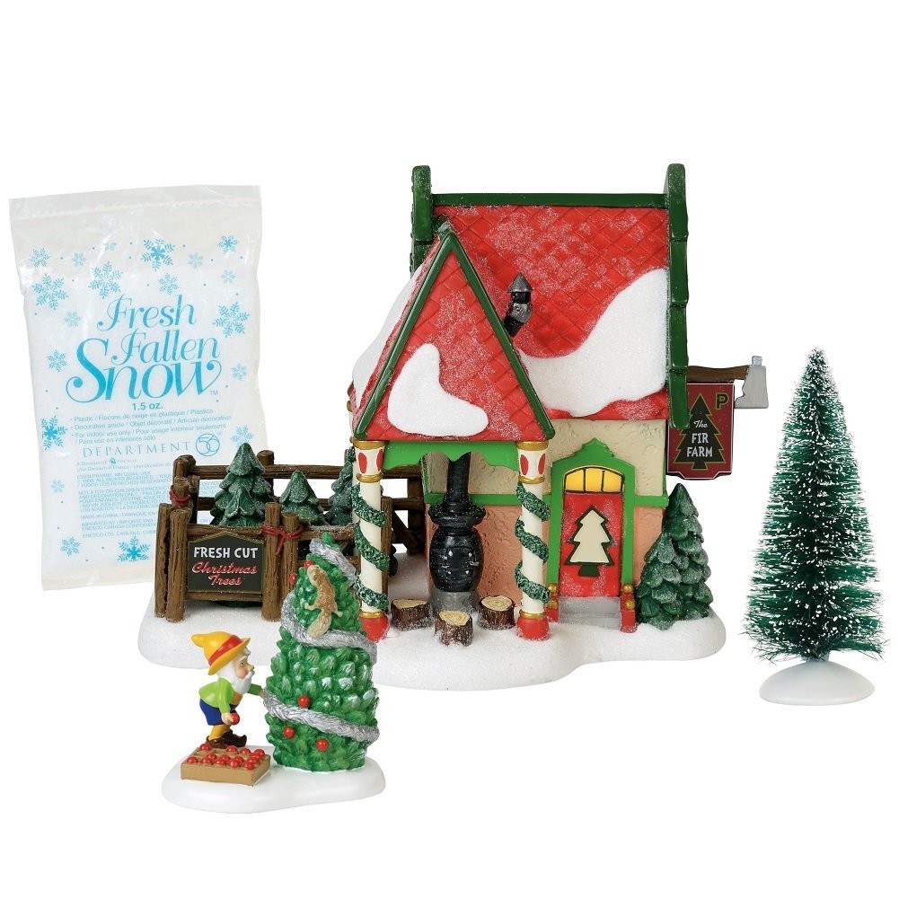Department 56 North Pole Series the Fir Farm Lighted Buildings