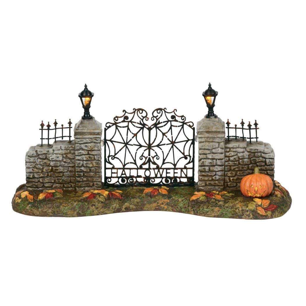 Department 56 Snow Halloween Village Gate