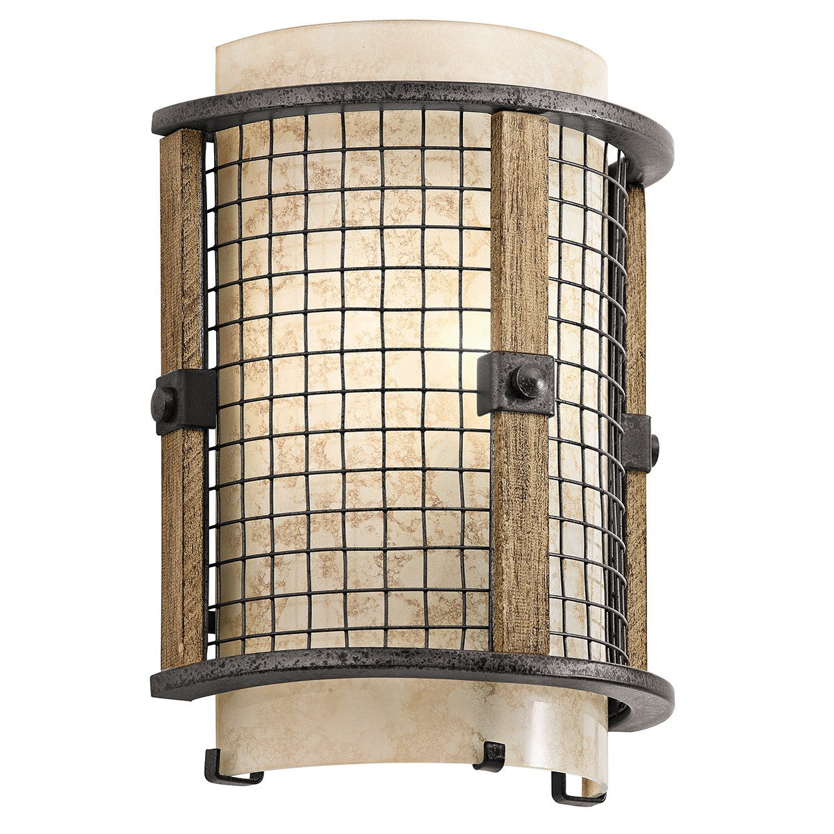 Kichler - 43586AVI - One Light Wall Sconce - Ahrendale - Anvil Iron
