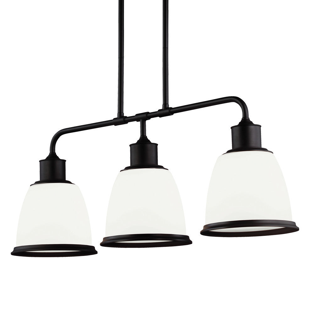 Murray Feiss - F3017/3ORB - Three Light Island - Hobson - Oil Rubbed Bronze