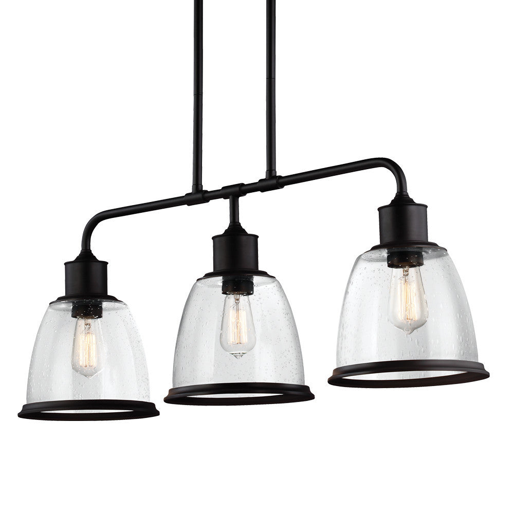 Murray Feiss - F3019/3ORB - Three Light Island - Hobson - Oil Rubbed Bronze