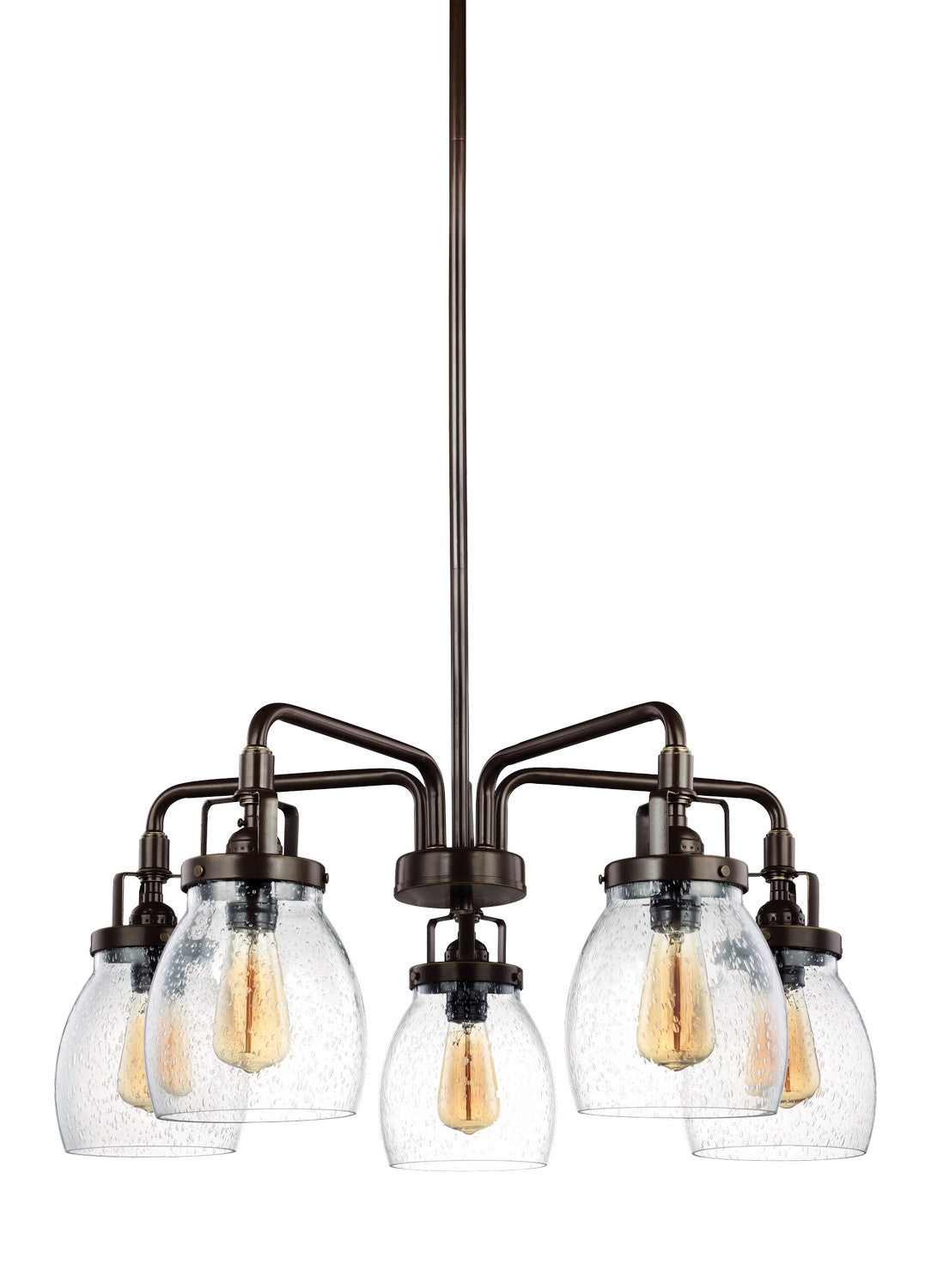 Seagull - 3114505-782 - Five Light Chandelier - Belton - Heirloom Bronze
