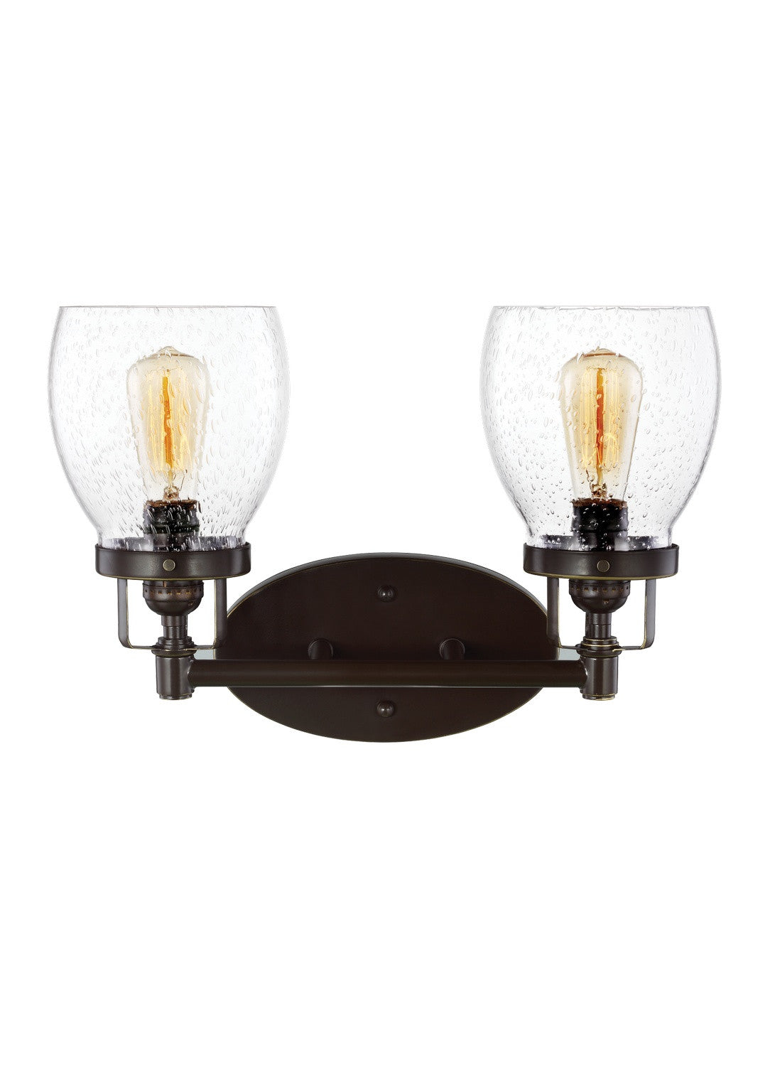 Seagull - 4414502-782 - Two Light Wall / Bath - Belton - Heirloom Bronze