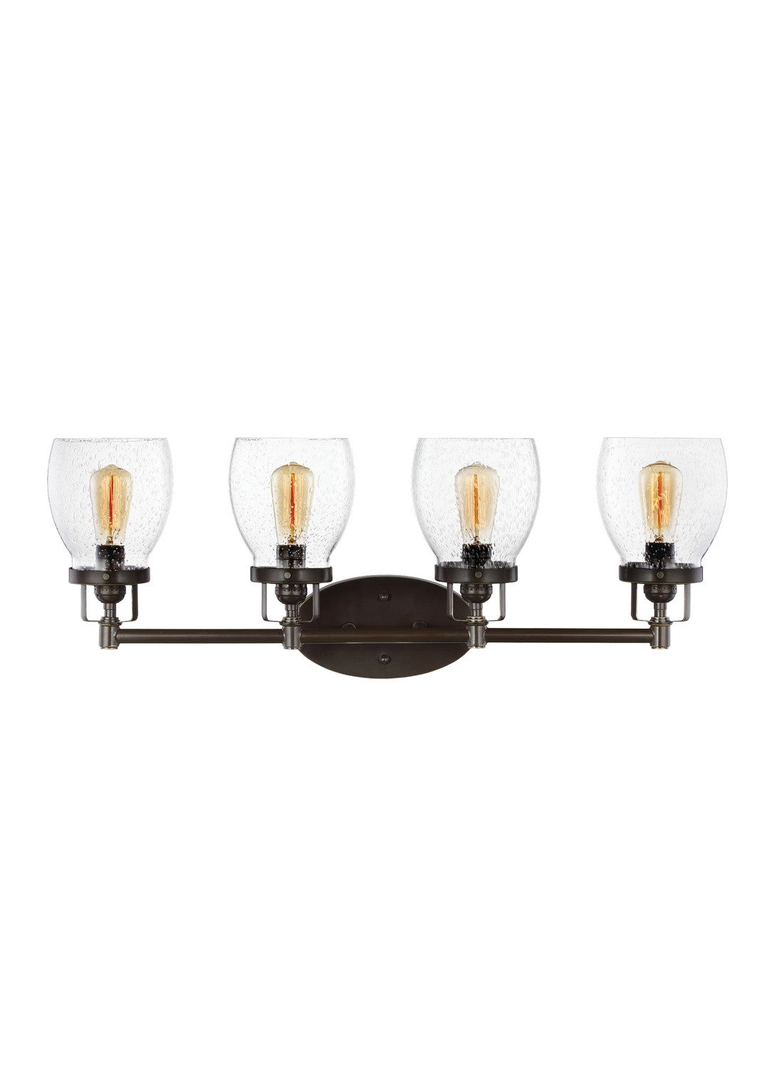 Seagull - 4414504-782 - Four Light Wall/ Bath - Belton - Heirloom Bronze