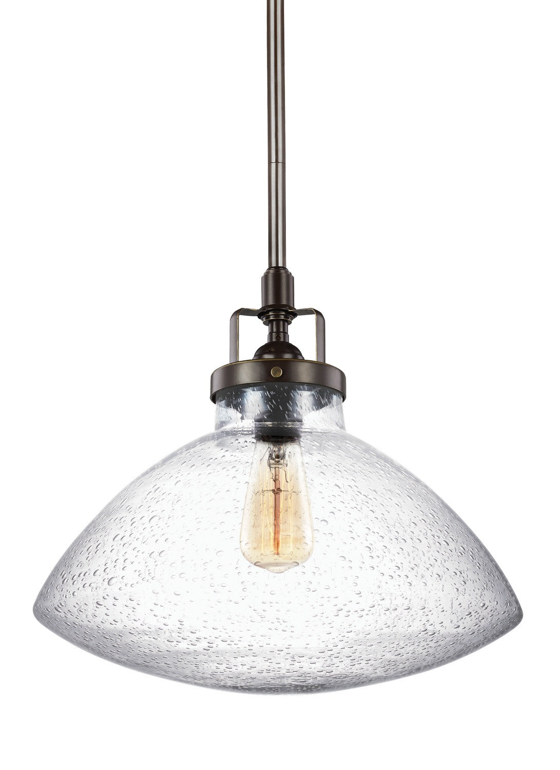 Seagull - 6514501-782 - One Light Pendant - Belton - Heirloom Bronze