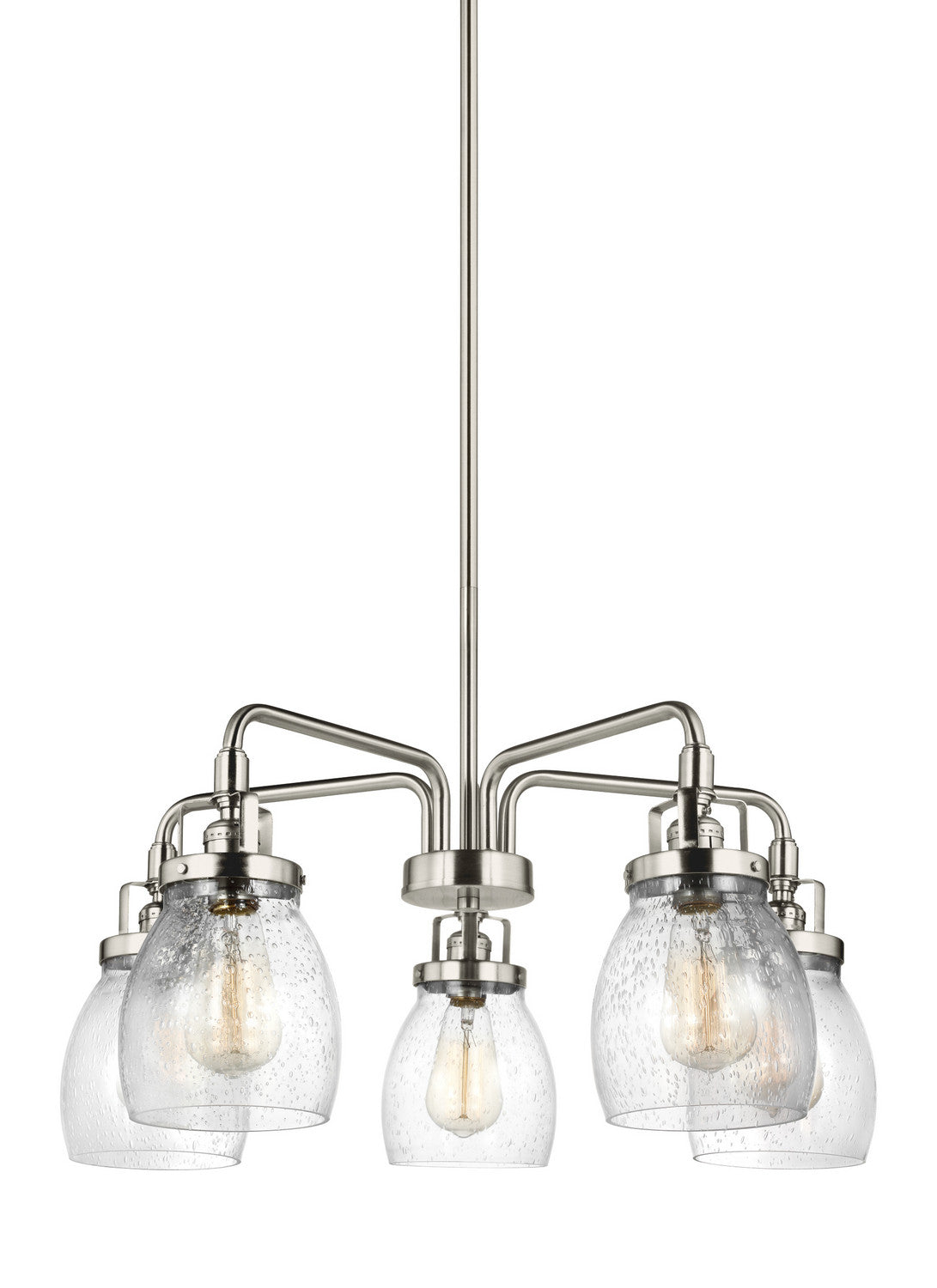 Seagull - 3114505-962 - Five Light Chandelier - Belton - Brushed Nickel