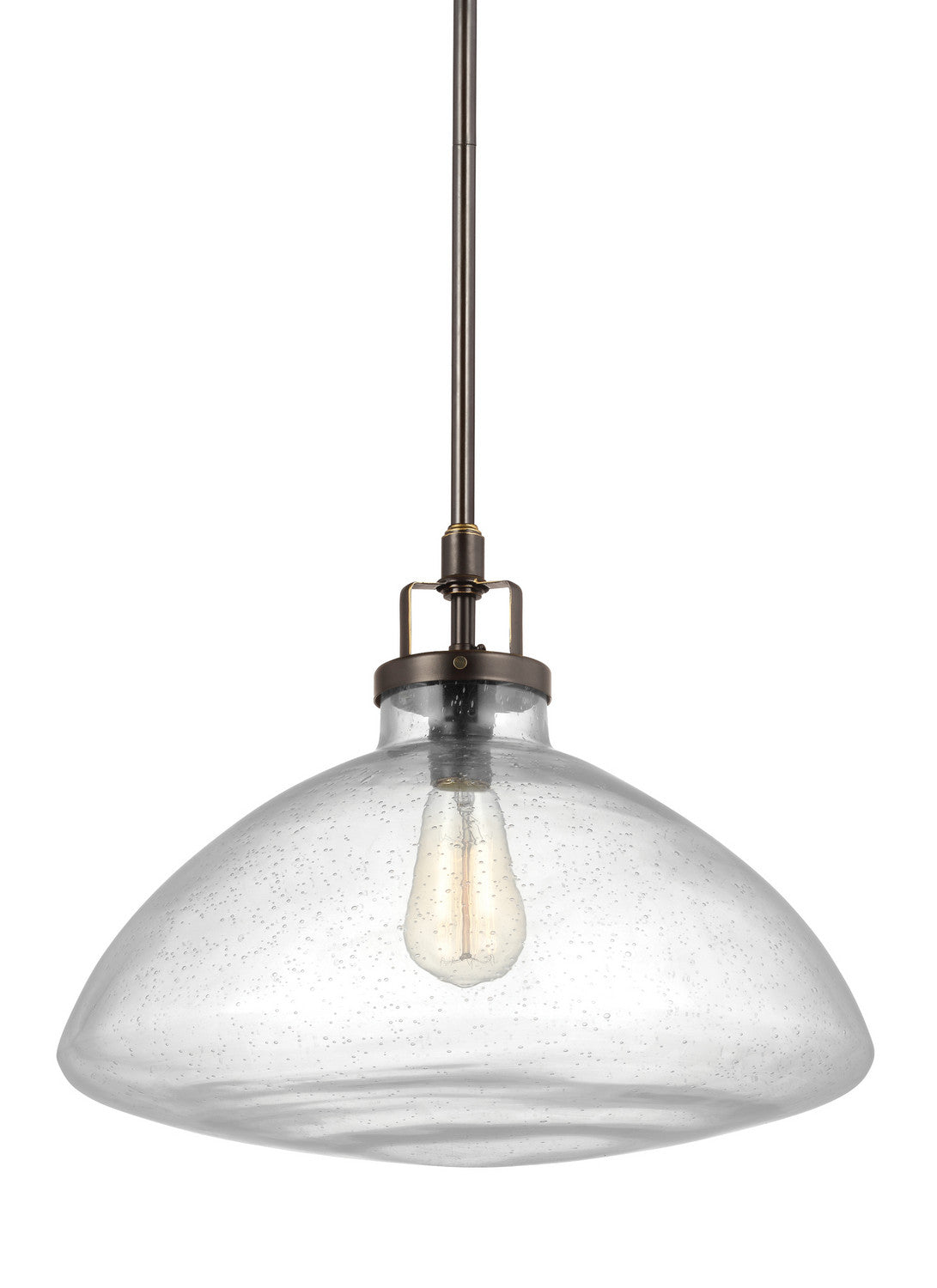Seagull - 6614501-782 - One Light Pendant - Belton - Heirloom Bronze