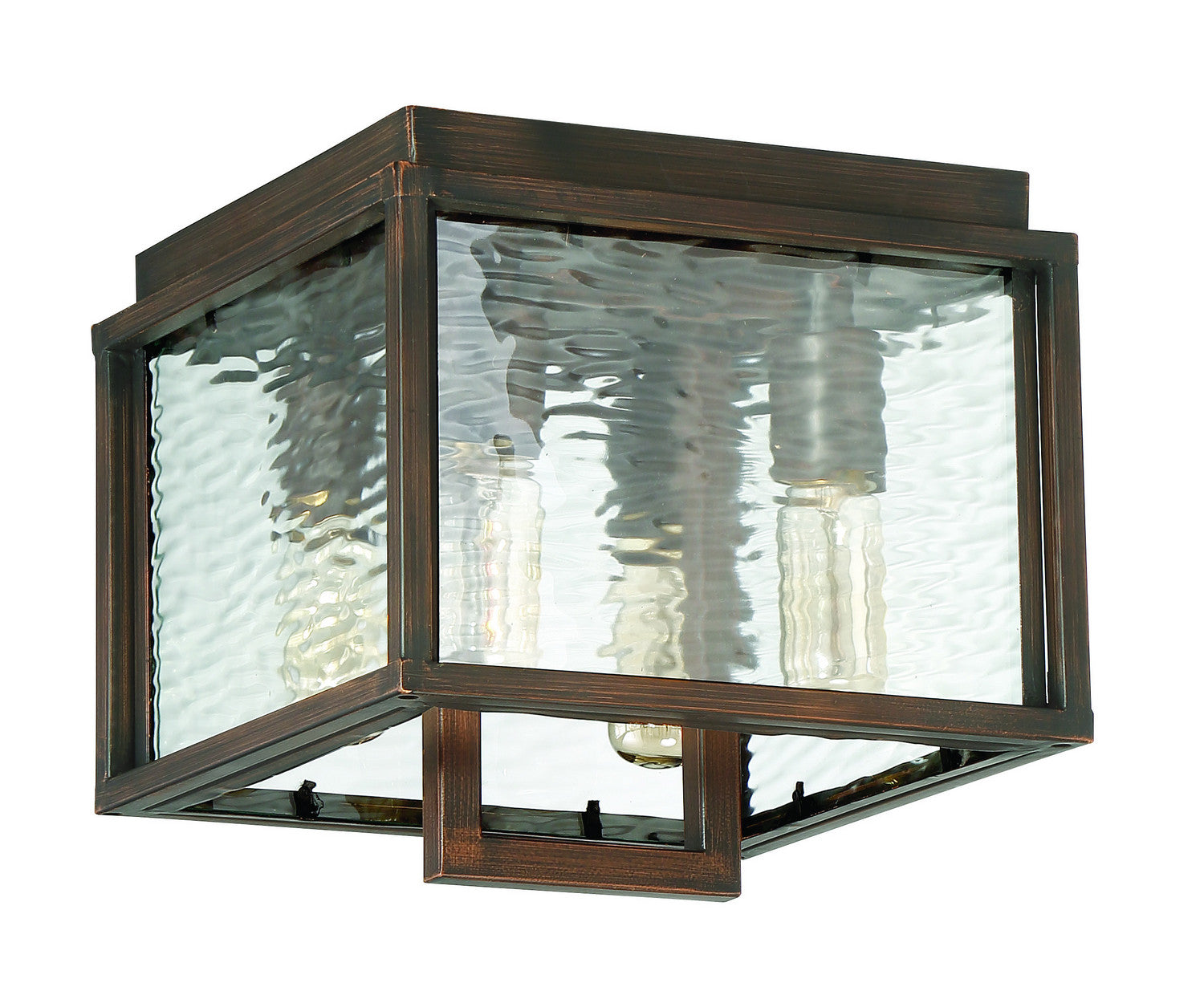 Craftmade - Z9827-12 - Four Light Flushmount - Cubic - Aged Bronze Brushed