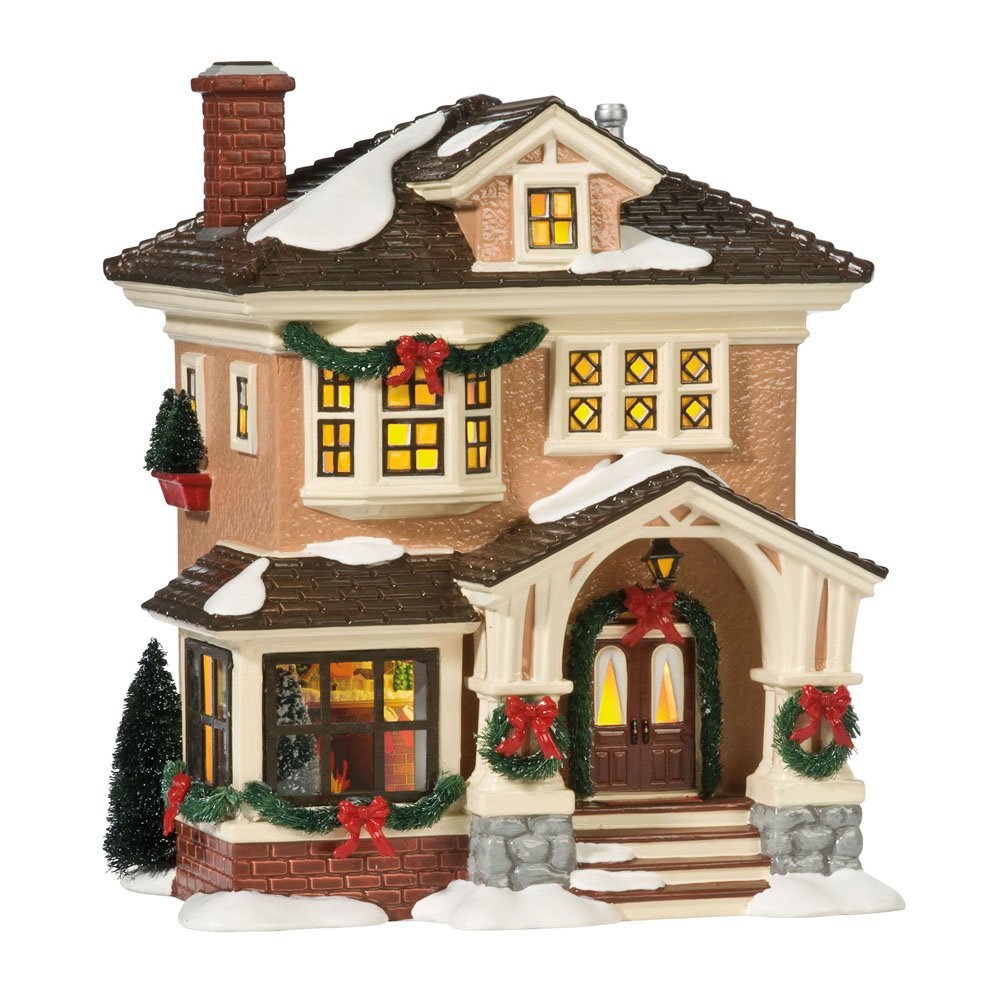 Department 56 Snow Village Christmas at Grandma's Lit House