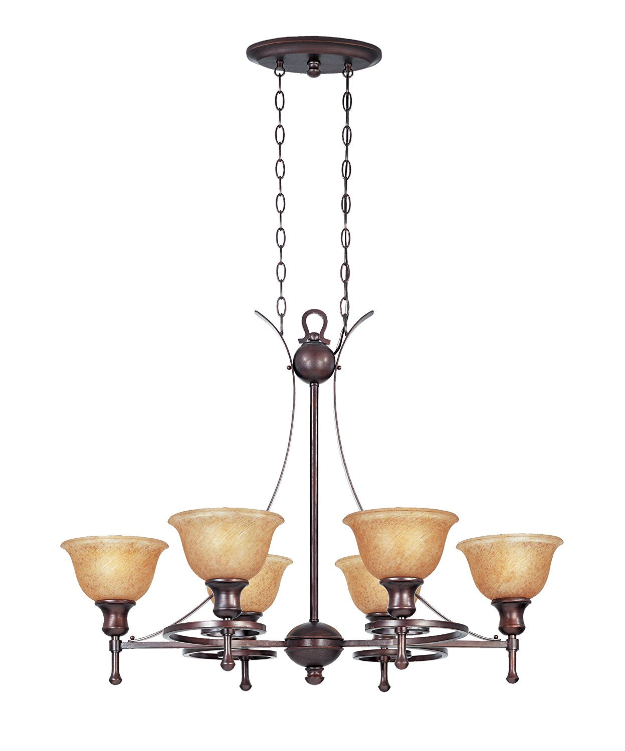 Designers Fountain Torrance 6 Light Island Pendant in Tuscana 96439-TU