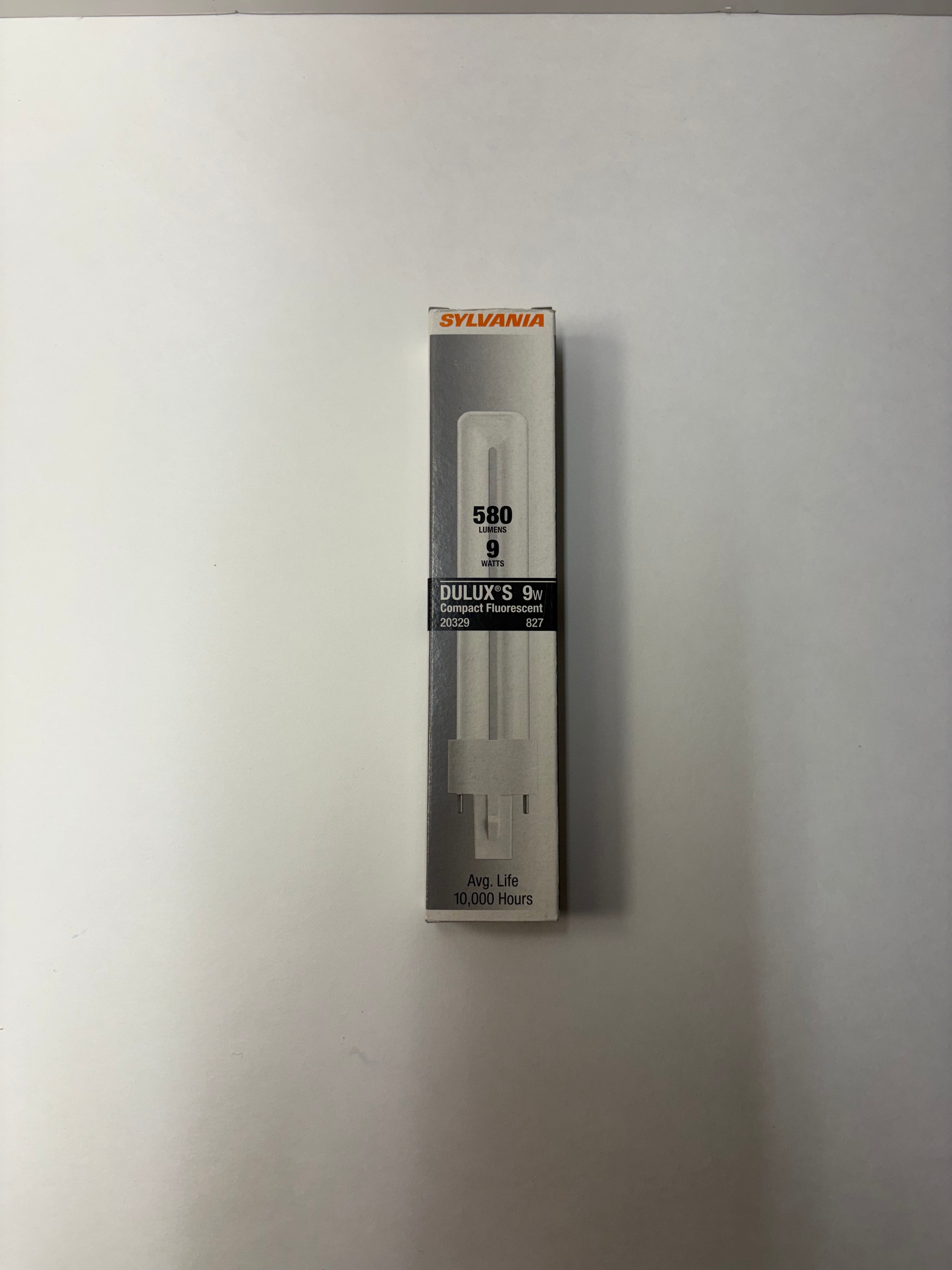 Sylvania CF9DS/827 - TwinTube Florescent - G23 Base