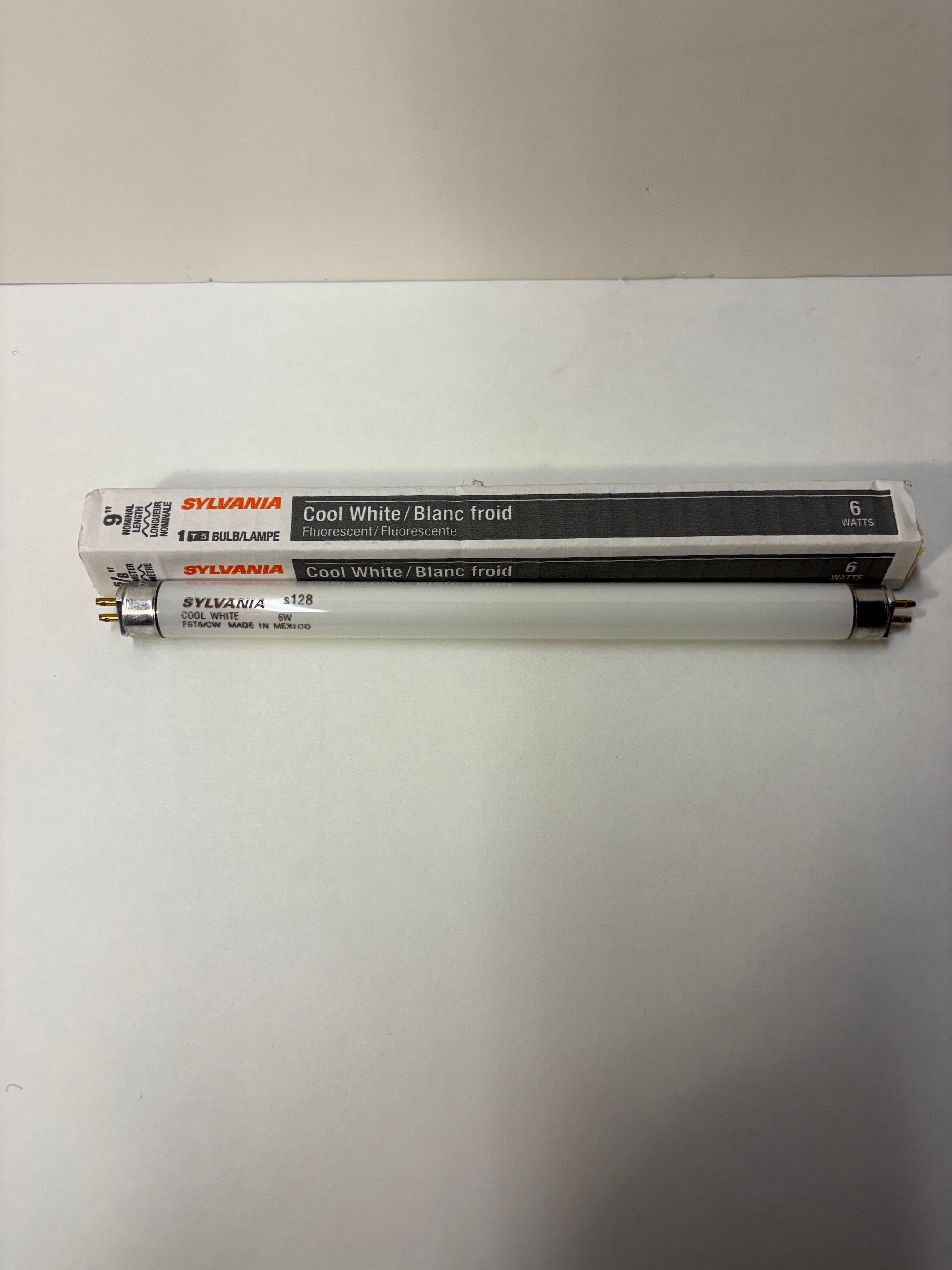Sylvania F6T5/CW Fluorescent Tube - 6 Watt G5 Base