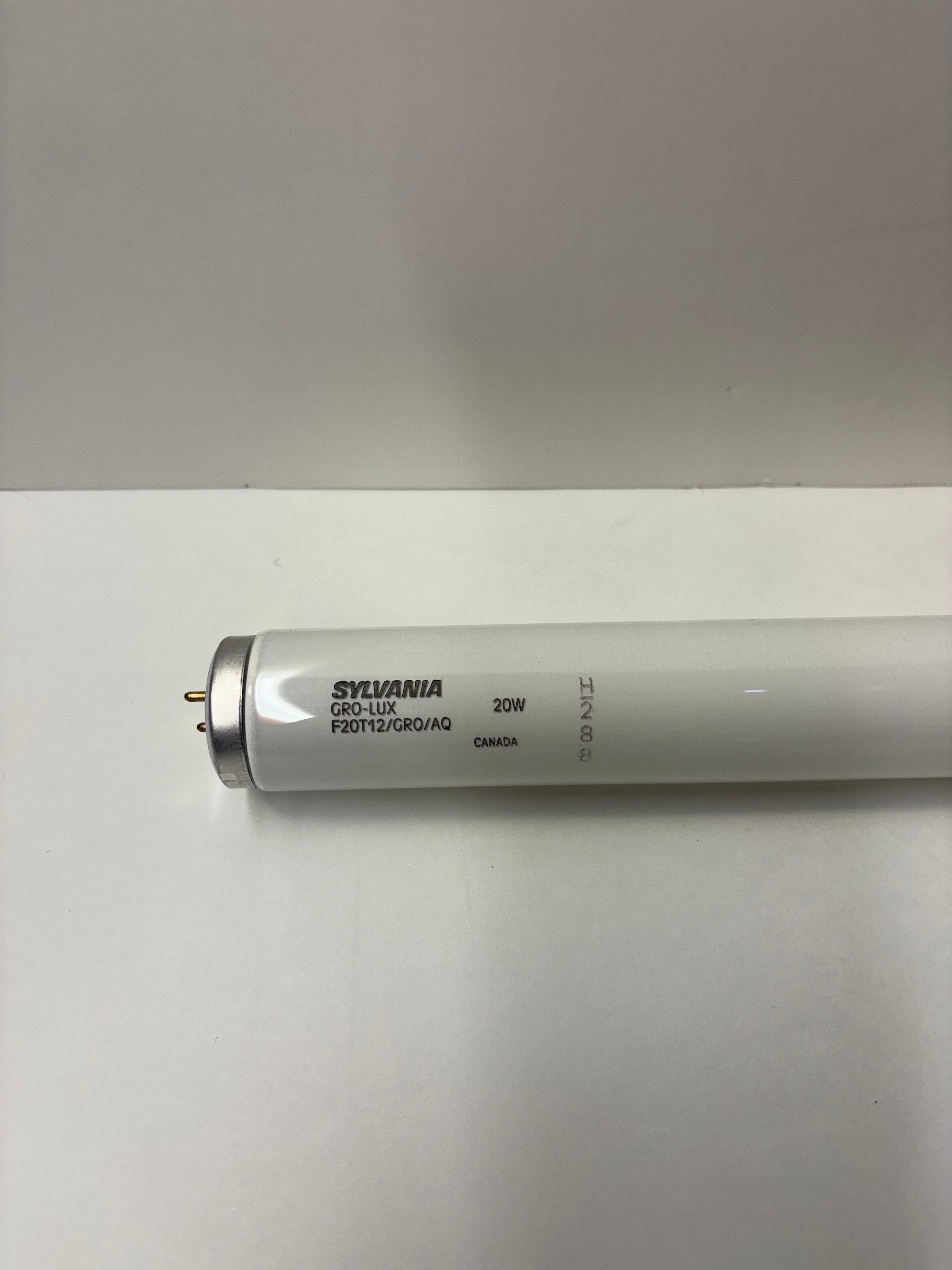 Sylvania F20T12/GRO/AQ Gro-Lux Fluorescent Tube - 20Watt Base G13