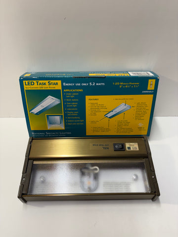 NSL LED  9" Bronze Task Light - LTS-1-HW-BZ-WW