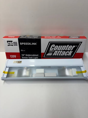 CSL Counter Attack White 16" Undercabinet Light - NCAX-120L-16WT