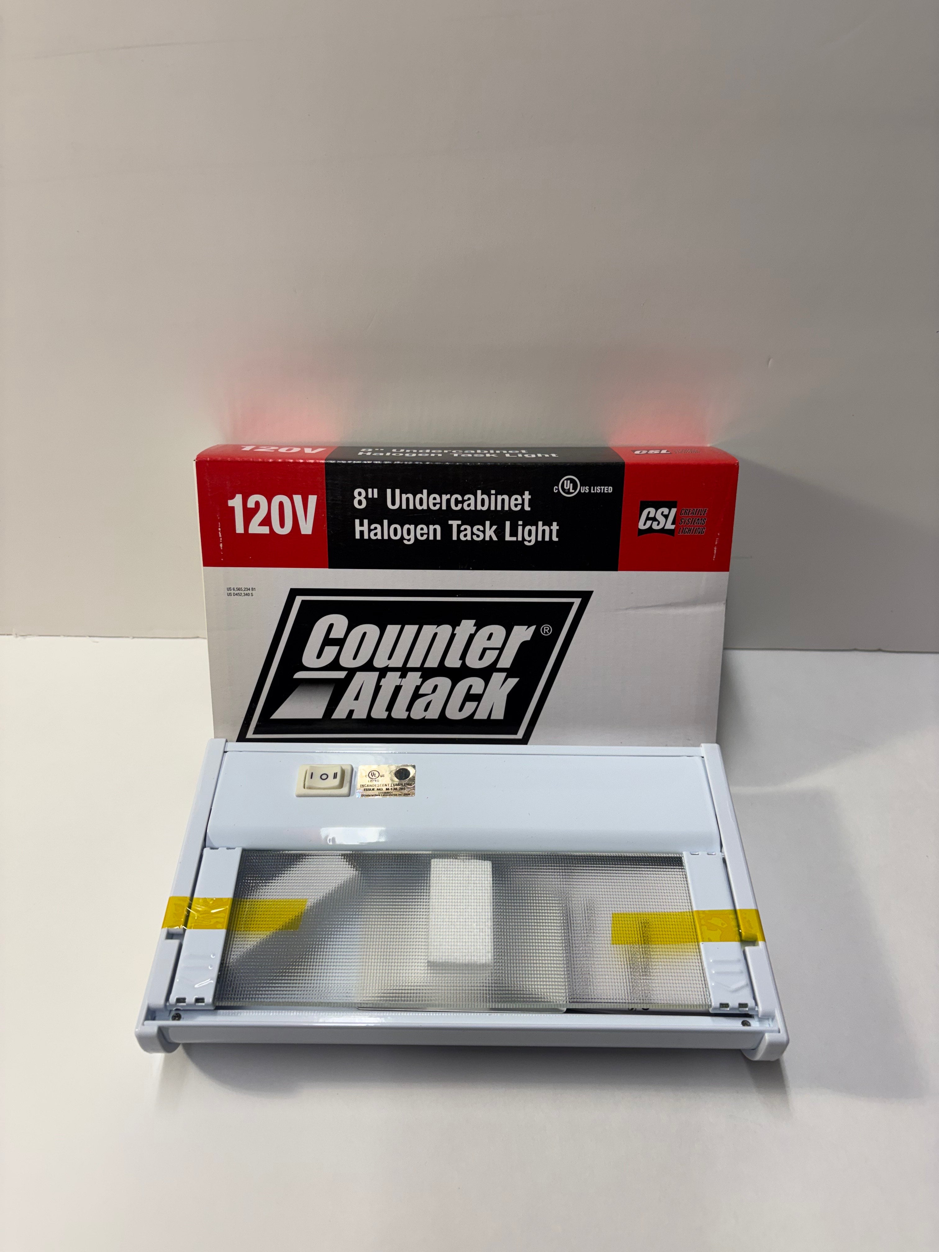 CSL Counter Attack White 8" Undercabinet Light - NCA-120-8WT