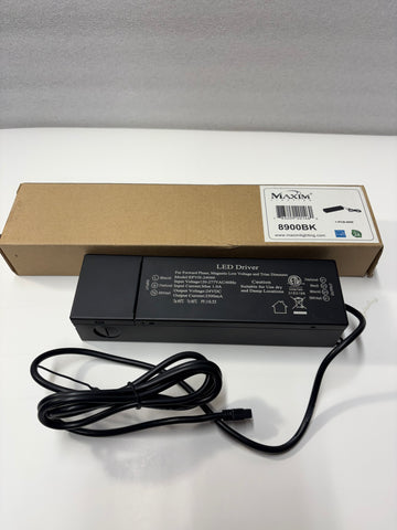 Maxim LED Under Cabinet Light Fixture Driver 60W - 8900bk - MX-L-120-SL Collection