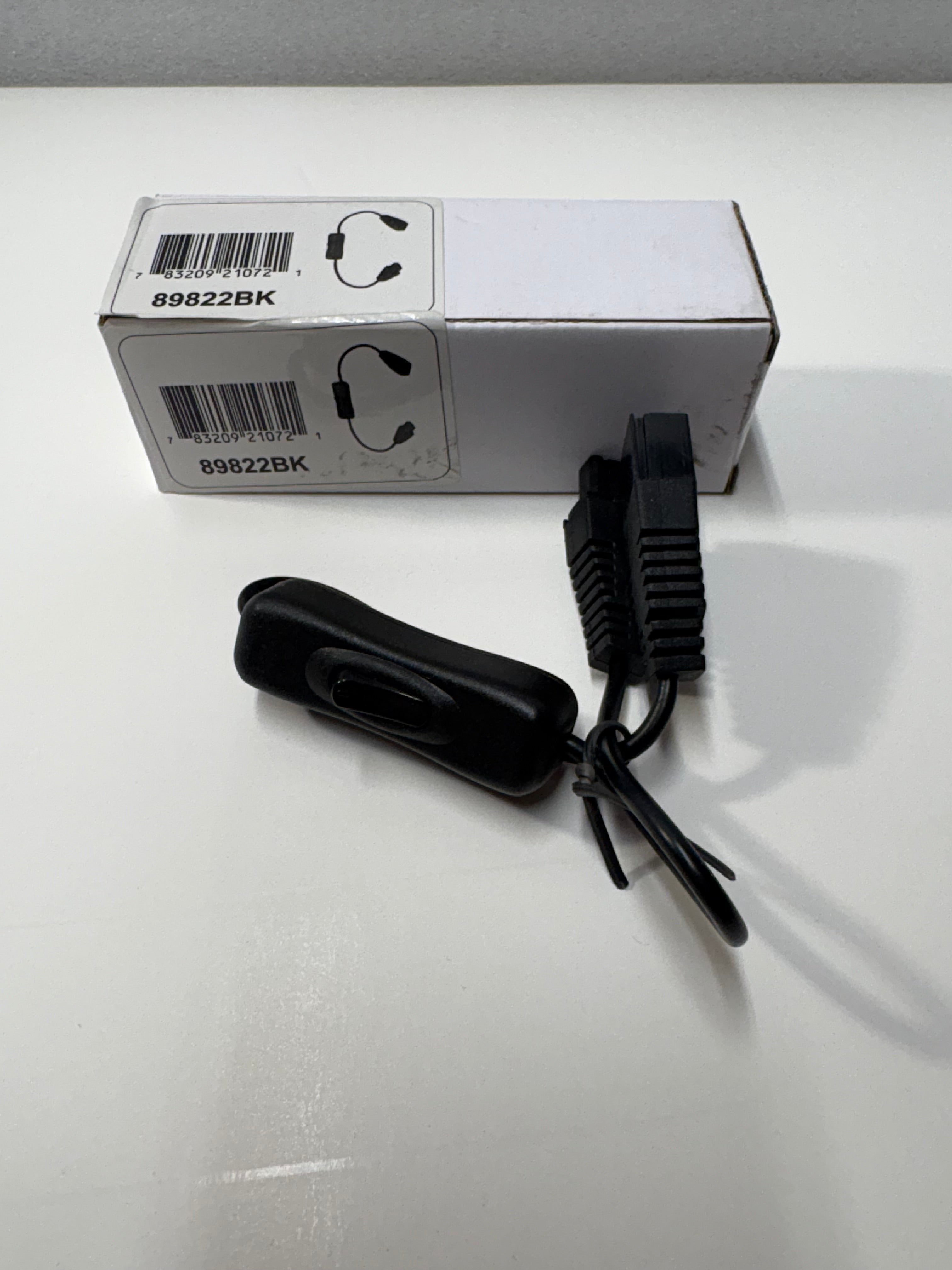 Maxim Countermax Connecting Cord 12" with On/Off Switch - 89822BK - MX-L-24-Ss Collection