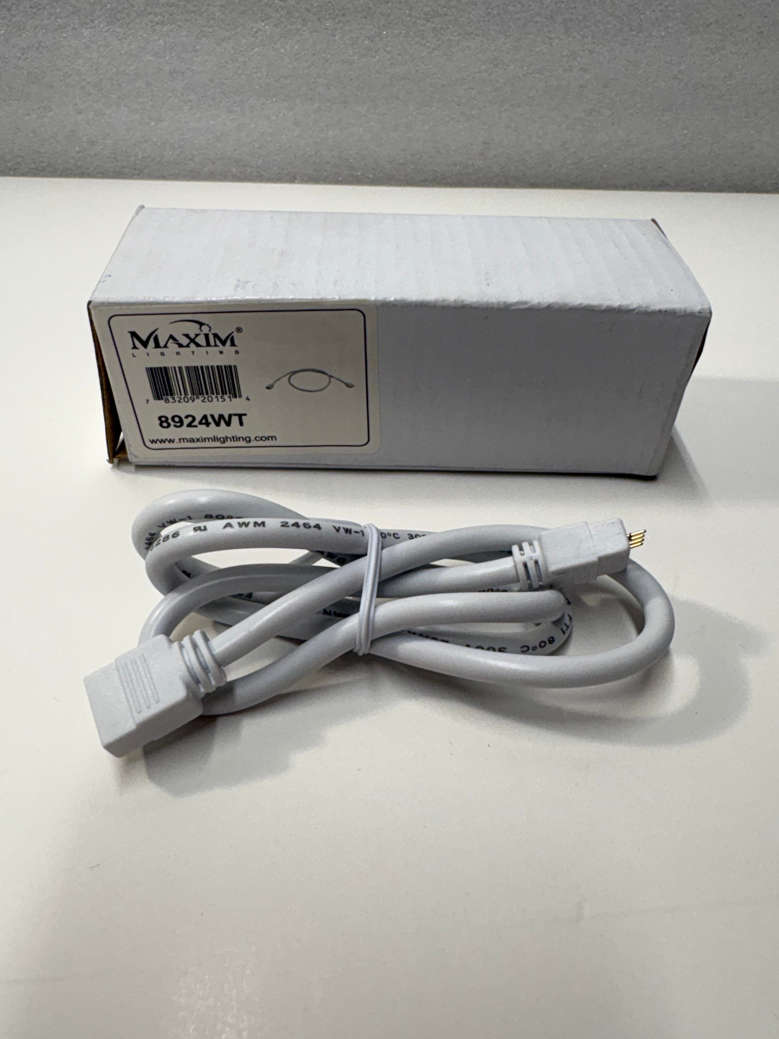 Maxim Counter Max 24" Connecting Cord - 8924WT - MX-L-120-SL Collection