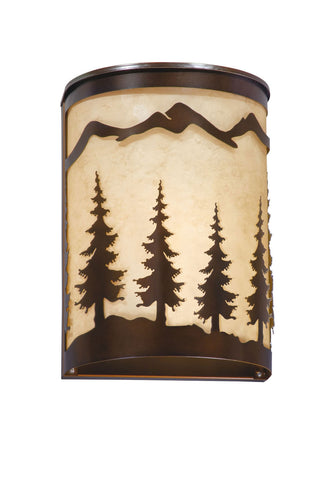 Vaxcel - WS55508BBZ - One Light Bathroom Light - Yosemite - Burnished Bronze