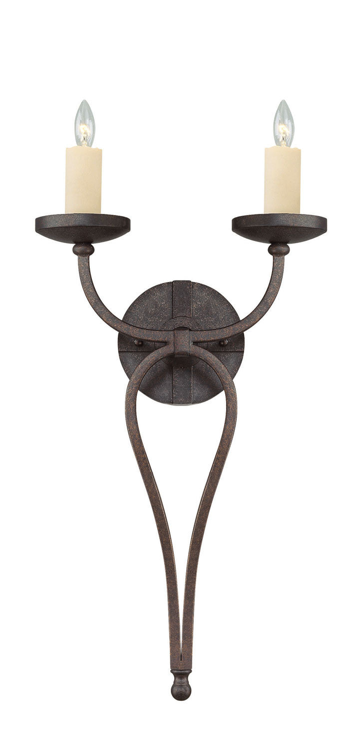 Savoy House - 9-2015-2-05 - Two Light Wall Sconce - Elba - Oiled Copper