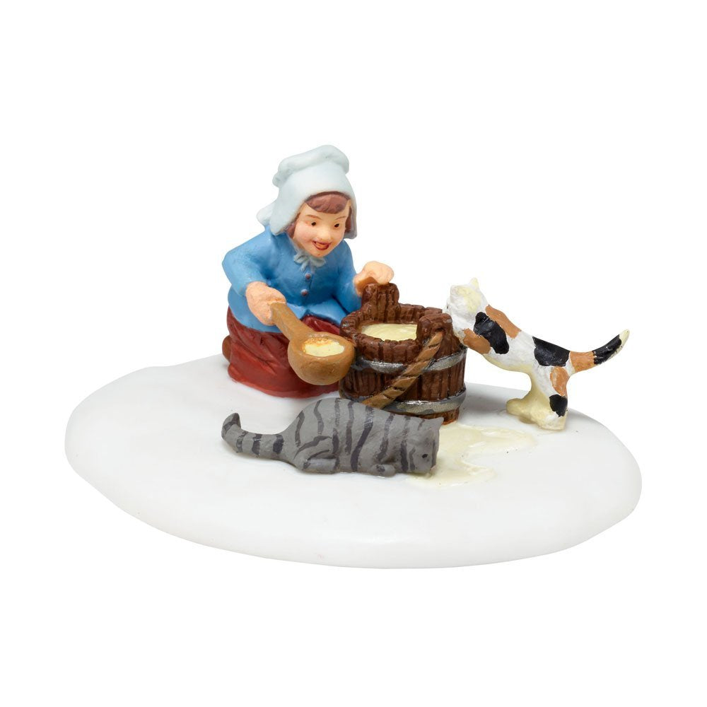 Department 56 New England Village Kittens and Cream Accessory Figurine