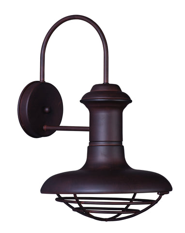 Maxim - 35012EB - One  Light Outdoor Wall Lantern - Wharf - Empire Bronze