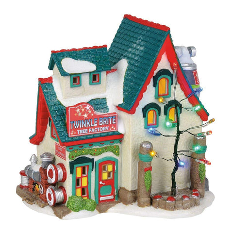 Department 56 North Pole Series Twinkle Brite Tree Factory